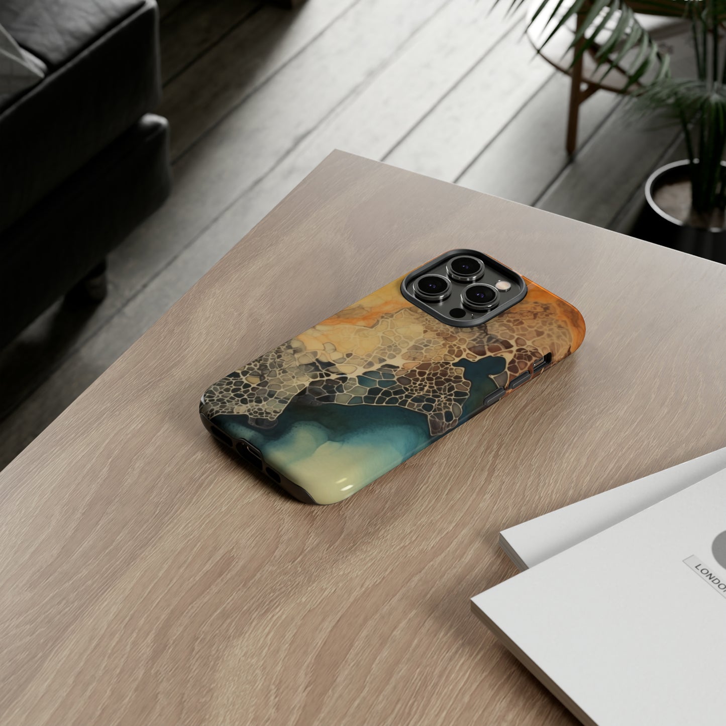PREMIUM HOLIDAY PHONE Case | Tough Cases For iPhone | Thanksgiving Stylish Phone Case | Latest Modern iPhone Case | iPhone 15 Pro Phone Case - Tree dots Wotton-Waven