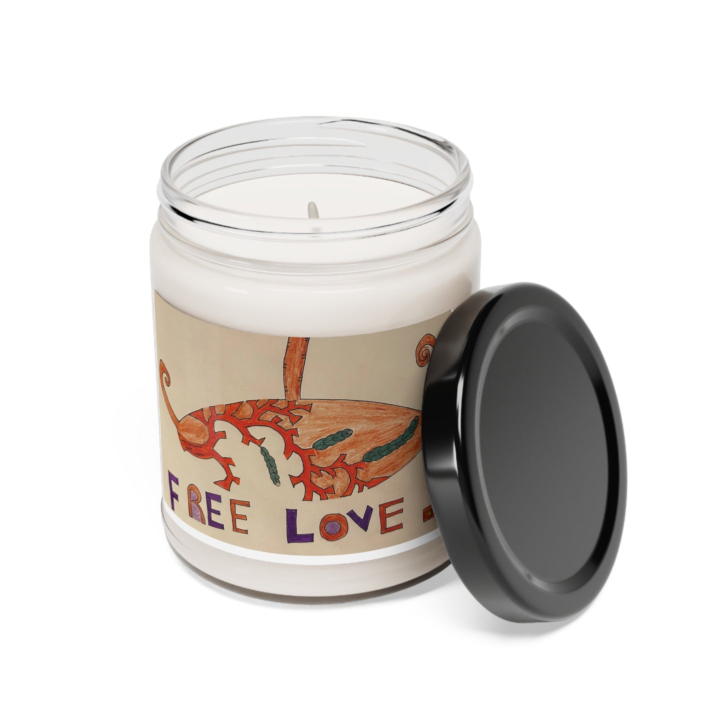 Scented Soy Candle, 9oz - Tree dots Wotton-Waven