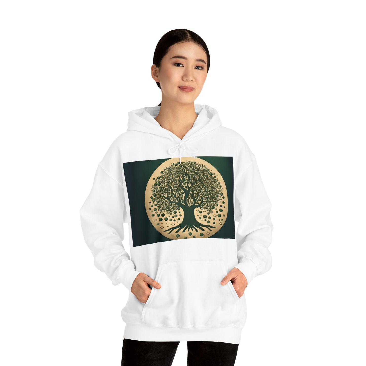 Unisex Heavy Blend™ Hooded Sweatshirt - Tree dots Wotton-Waven