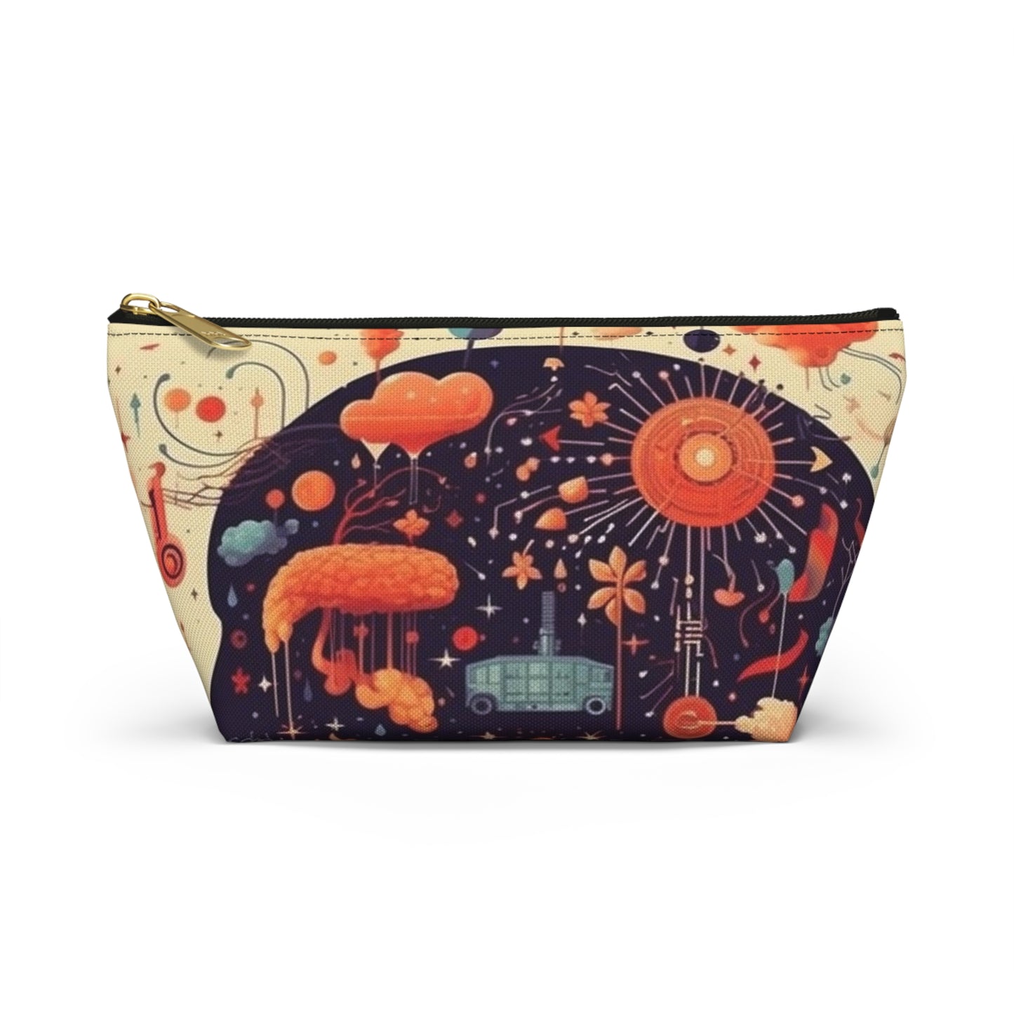 Accessory Pouch w T-bottom - Tree dots Wotton-Waven
