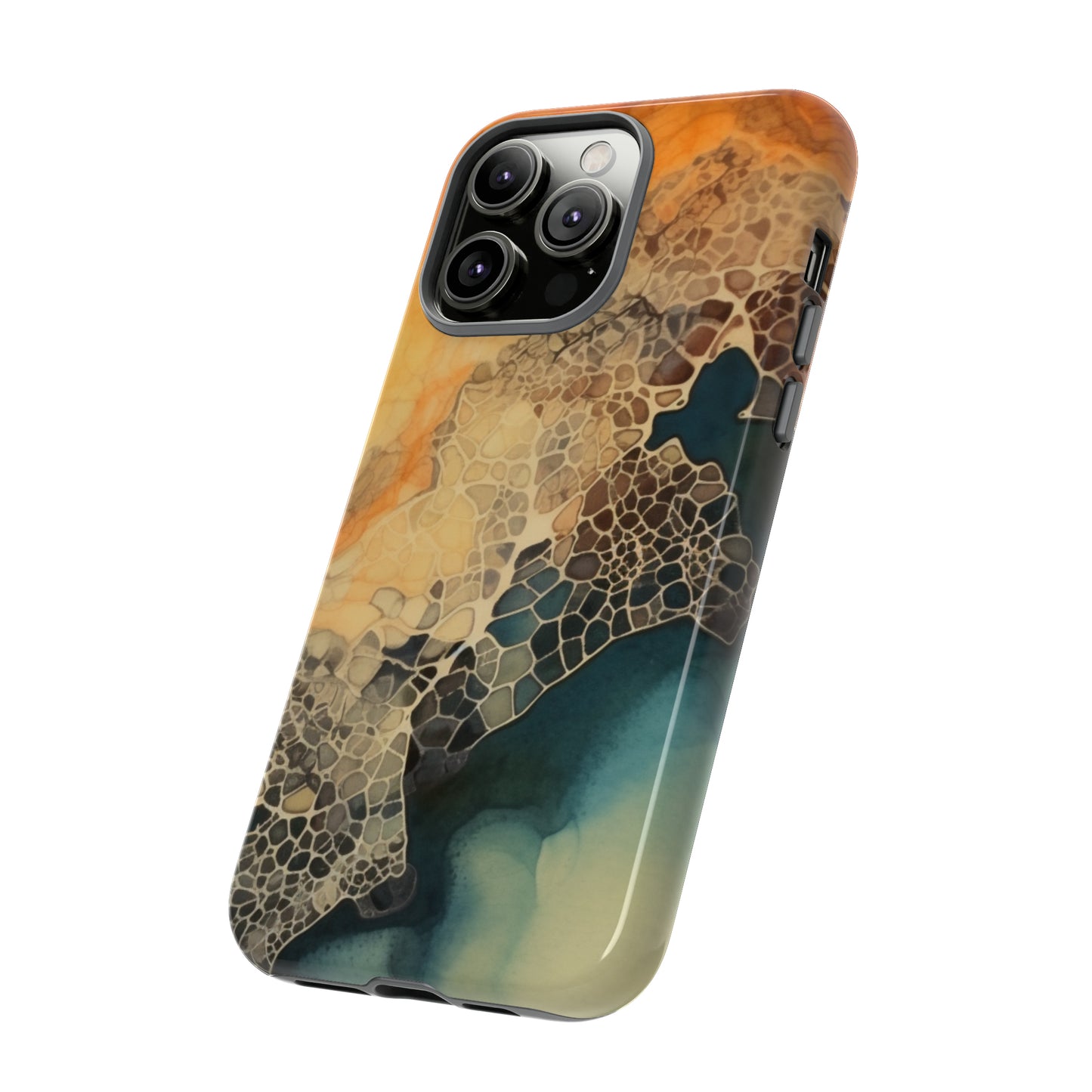 PREMIUM HOLIDAY PHONE Case | Tough Cases For iPhone | Thanksgiving Stylish Phone Case | Latest Modern iPhone Case | iPhone 15 Pro Phone Case - Tree dots Wotton-Waven