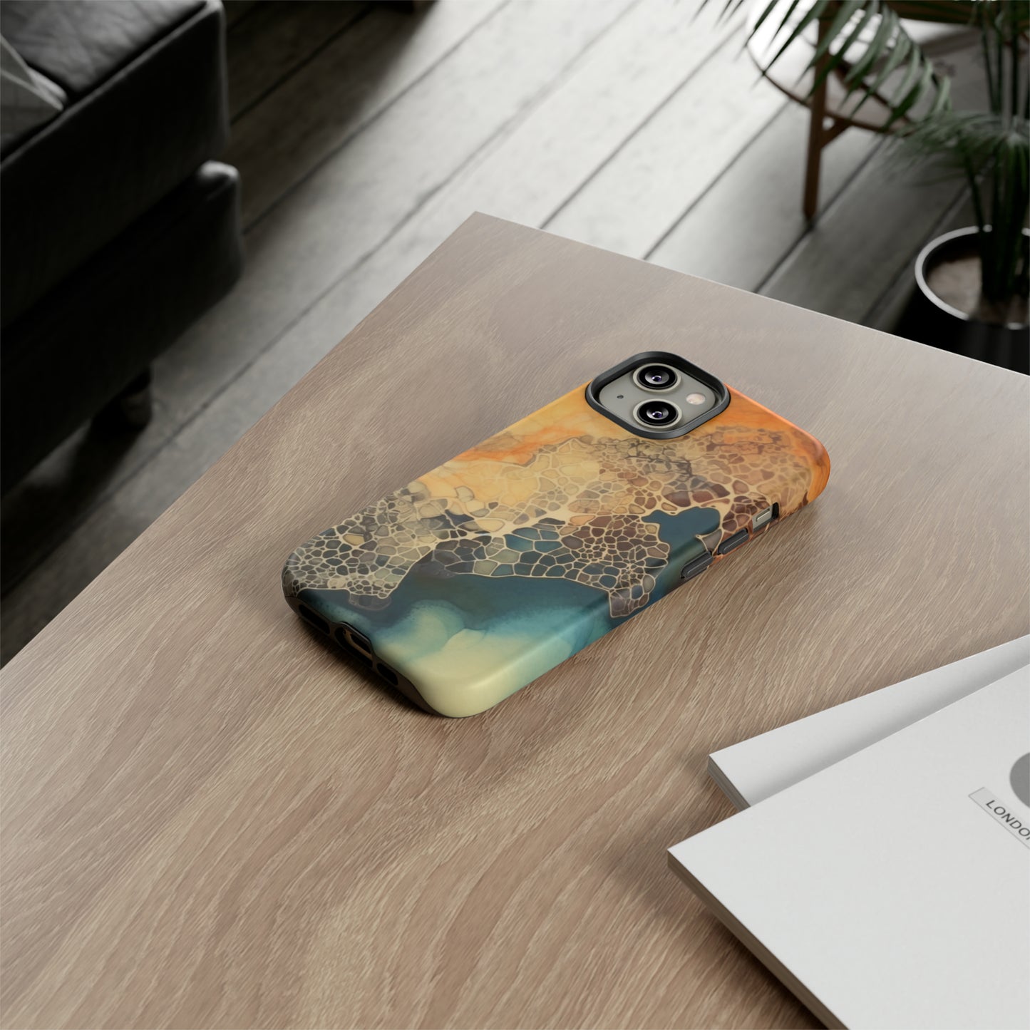 PREMIUM HOLIDAY PHONE Case | Tough Cases For iPhone | Thanksgiving Stylish Phone Case | Latest Modern iPhone Case | iPhone 15 Pro Phone Case - Tree dots Wotton-Waven