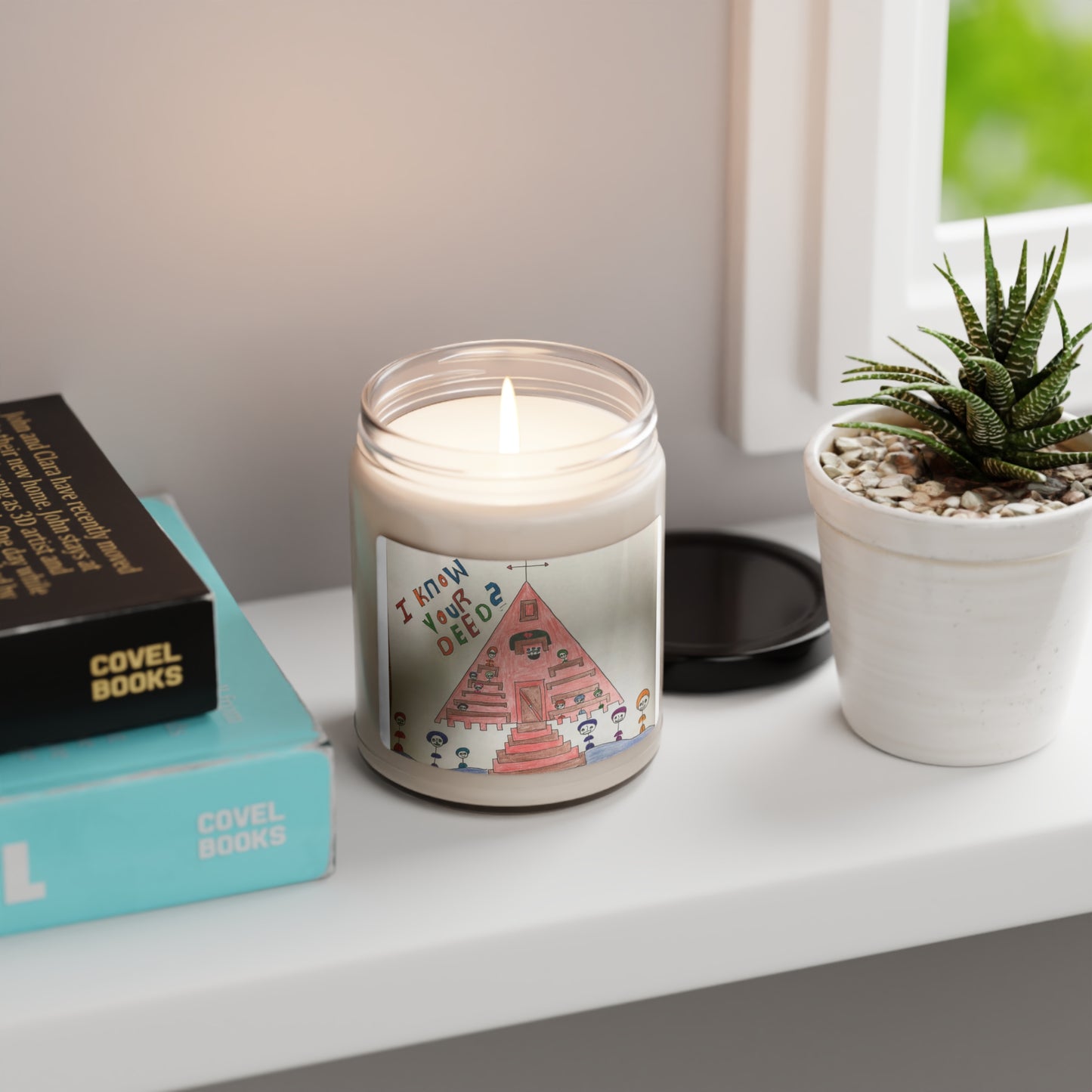 Scented Soy Candle, 9oz - Tree dots Wotton-Waven