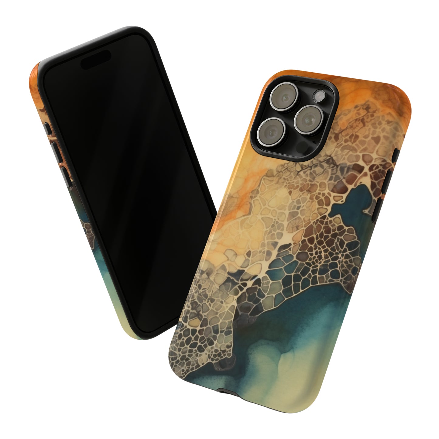 PREMIUM HOLIDAY PHONE Case | Tough Cases For iPhone | Thanksgiving Stylish Phone Case | Latest Modern iPhone Case | iPhone 15 Pro Phone Case - Tree dots Wotton-Waven