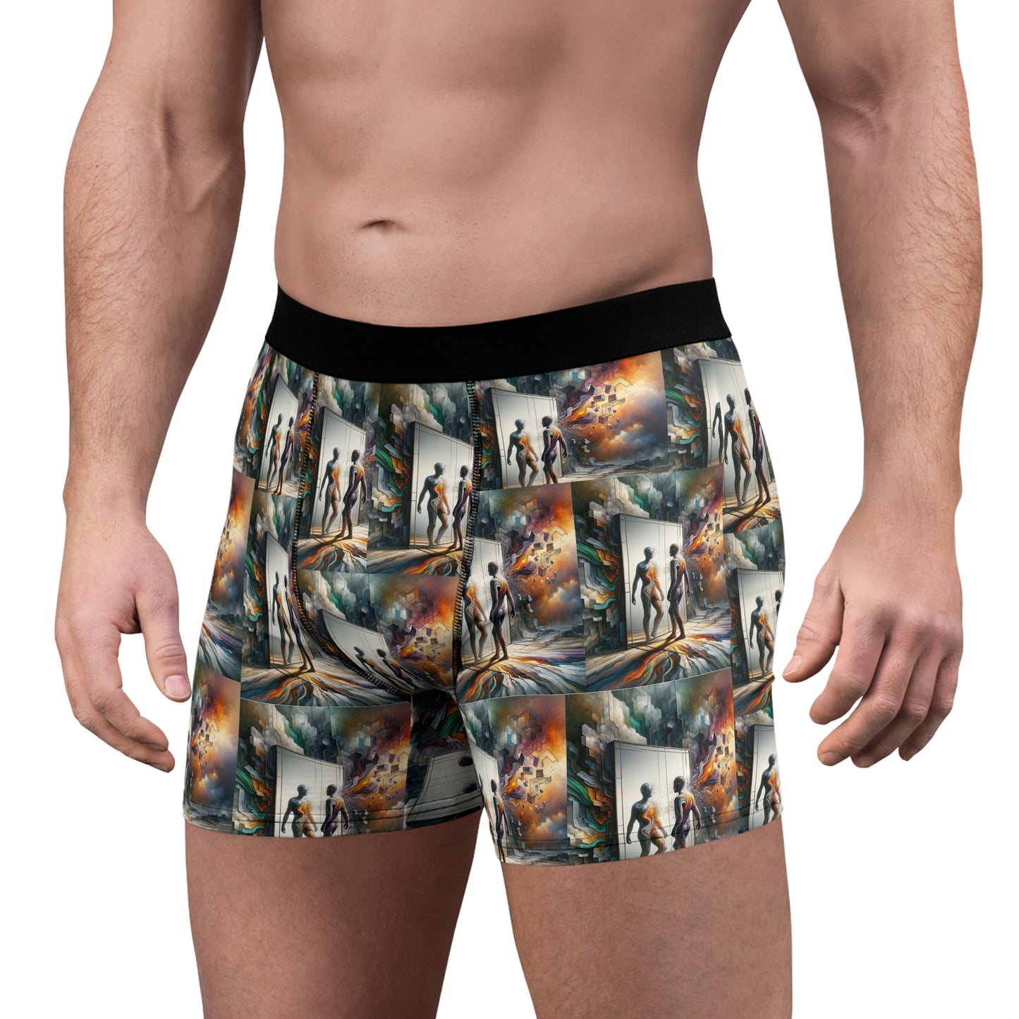 Men's Boxer Briefs (AOP) - Tree dots Wotton-Waven