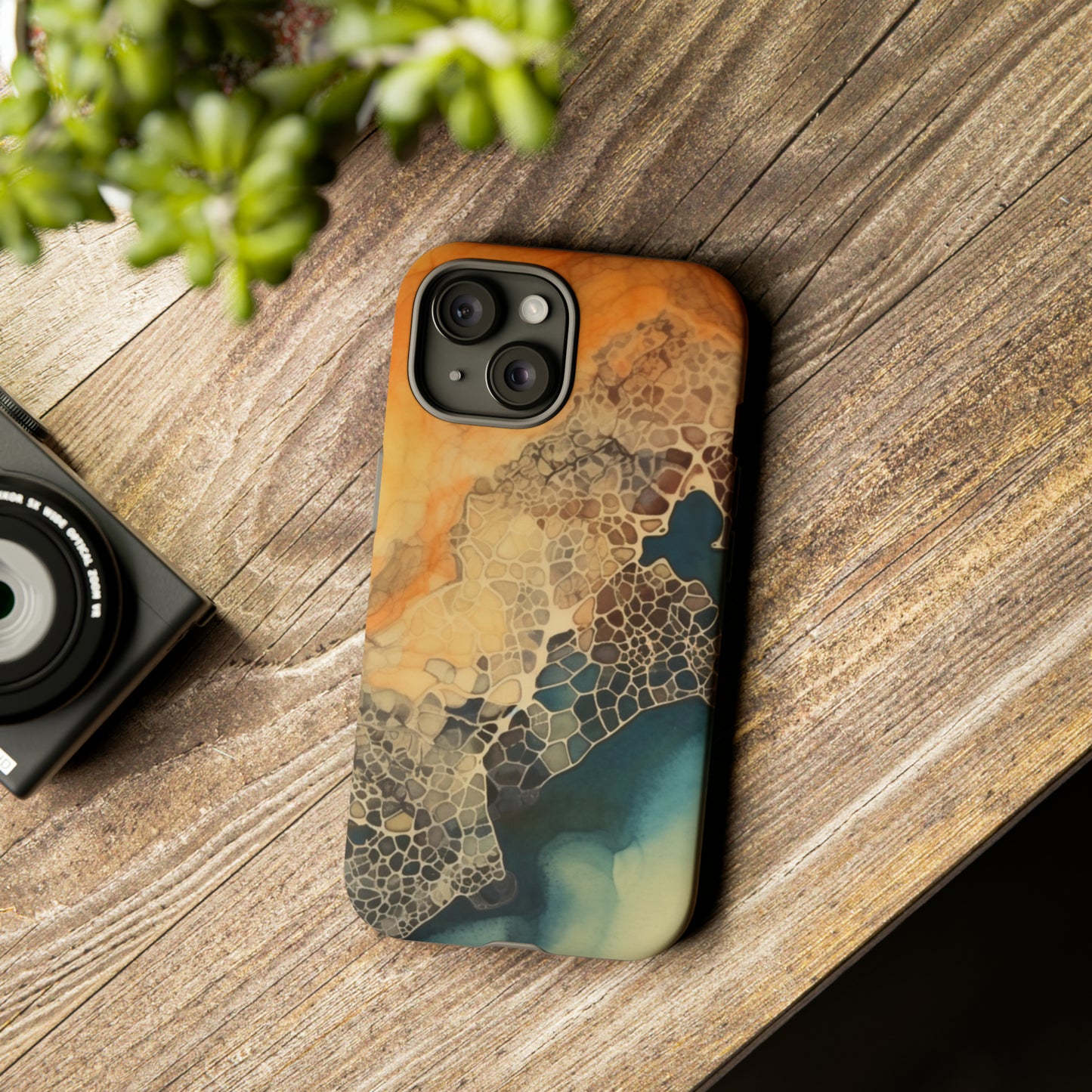 PREMIUM HOLIDAY PHONE Case | Tough Cases For iPhone | Thanksgiving Stylish Phone Case | Latest Modern iPhone Case | iPhone 15 Pro Phone Case - Tree dots Wotton-Waven