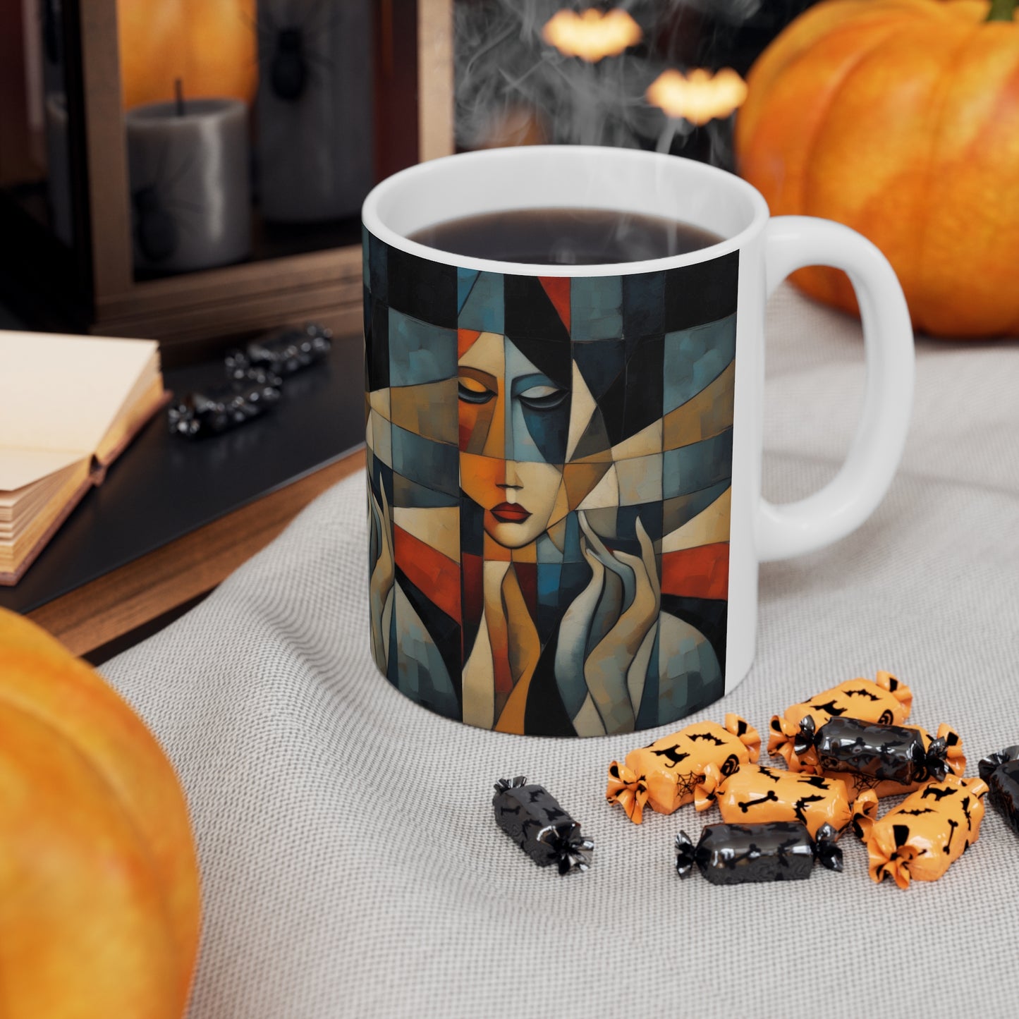 Ceramic Mug 11oz - Tree dots Wotton-Waven