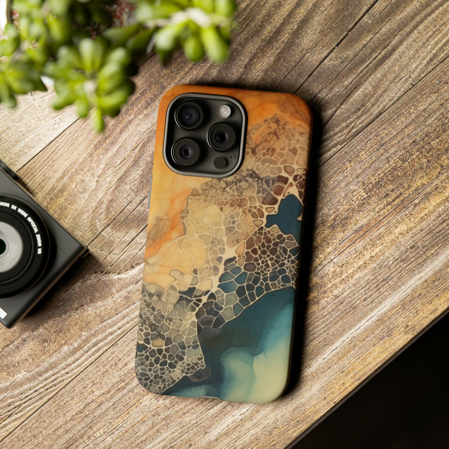 PREMIUM HOLIDAY PHONE Case | Tough Cases For iPhone | Thanksgiving Stylish Phone Case | Latest Modern iPhone Case | iPhone 15 Pro Phone Case - Tree dots Wotton-Waven