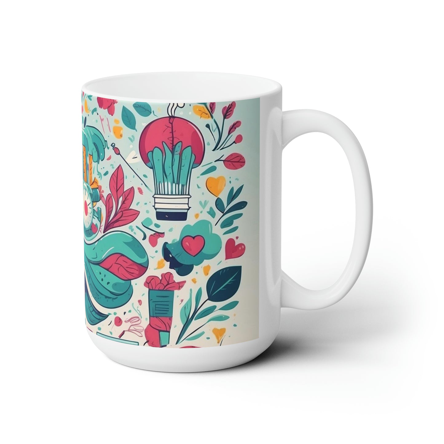 Ceramic Mug 15oz - Tree dots Wotton-Waven