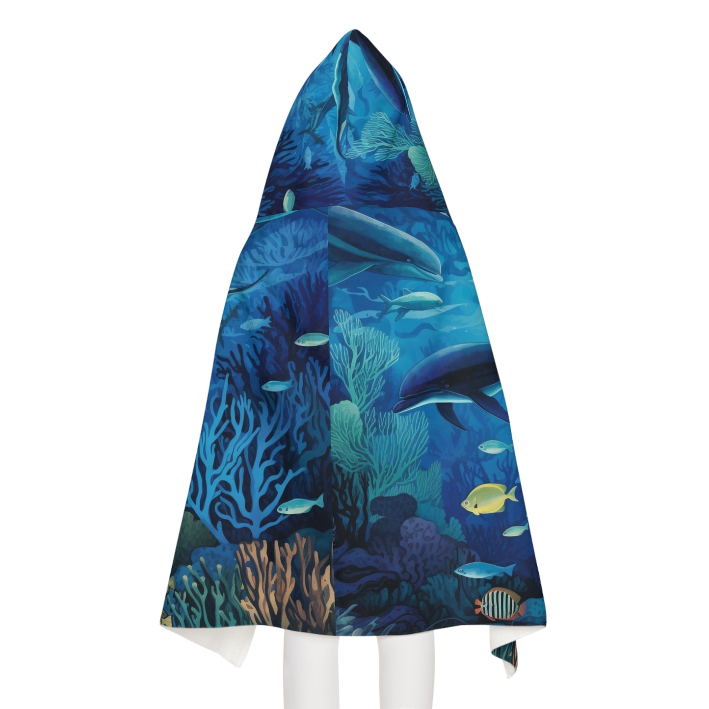Youth Hooded Towel - Tree dots Wotton-Waven