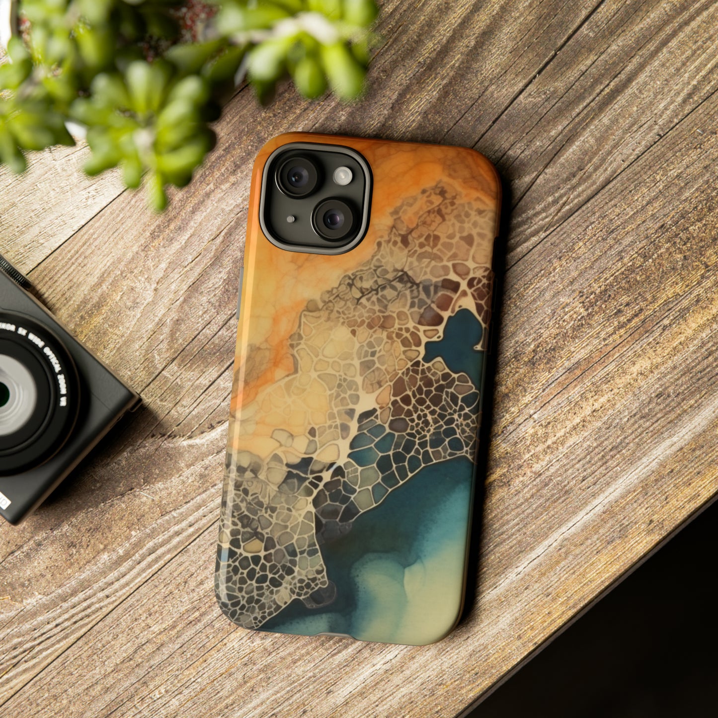 PREMIUM HOLIDAY PHONE Case | Tough Cases For iPhone | Thanksgiving Stylish Phone Case | Latest Modern iPhone Case | iPhone 15 Pro Phone Case - Tree dots Wotton-Waven
