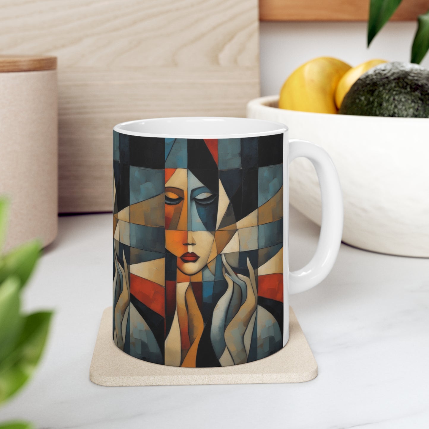 Ceramic Mug 11oz - Tree dots Wotton-Waven