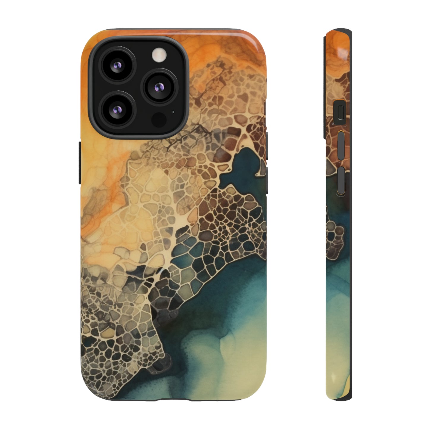 PREMIUM HOLIDAY PHONE Case | Tough Cases For iPhone | Thanksgiving Stylish Phone Case | Latest Modern iPhone Case | iPhone 15 Pro Phone Case - Tree dots Wotton-Waven