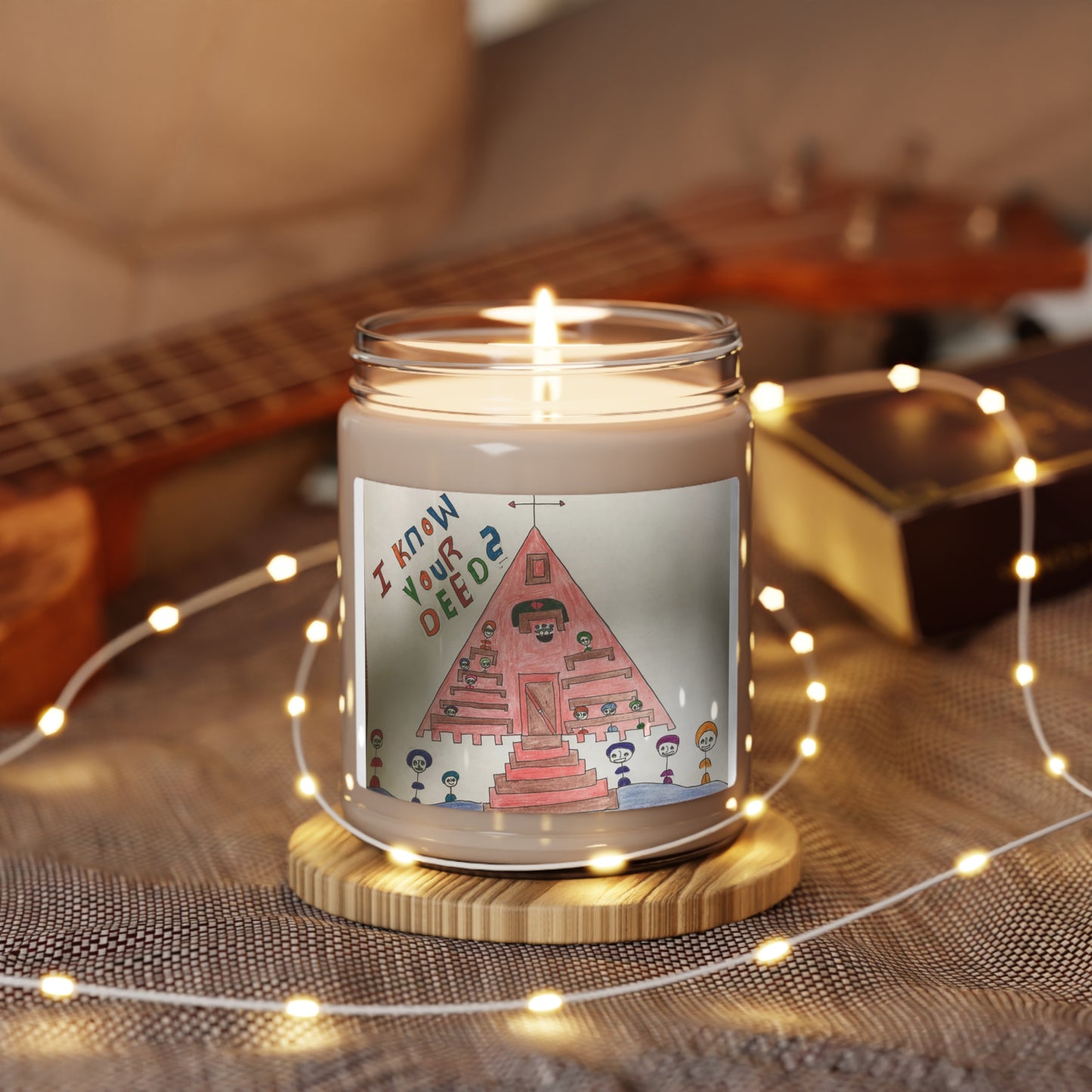 Scented Soy Candle, 9oz - Tree dots Wotton-Waven