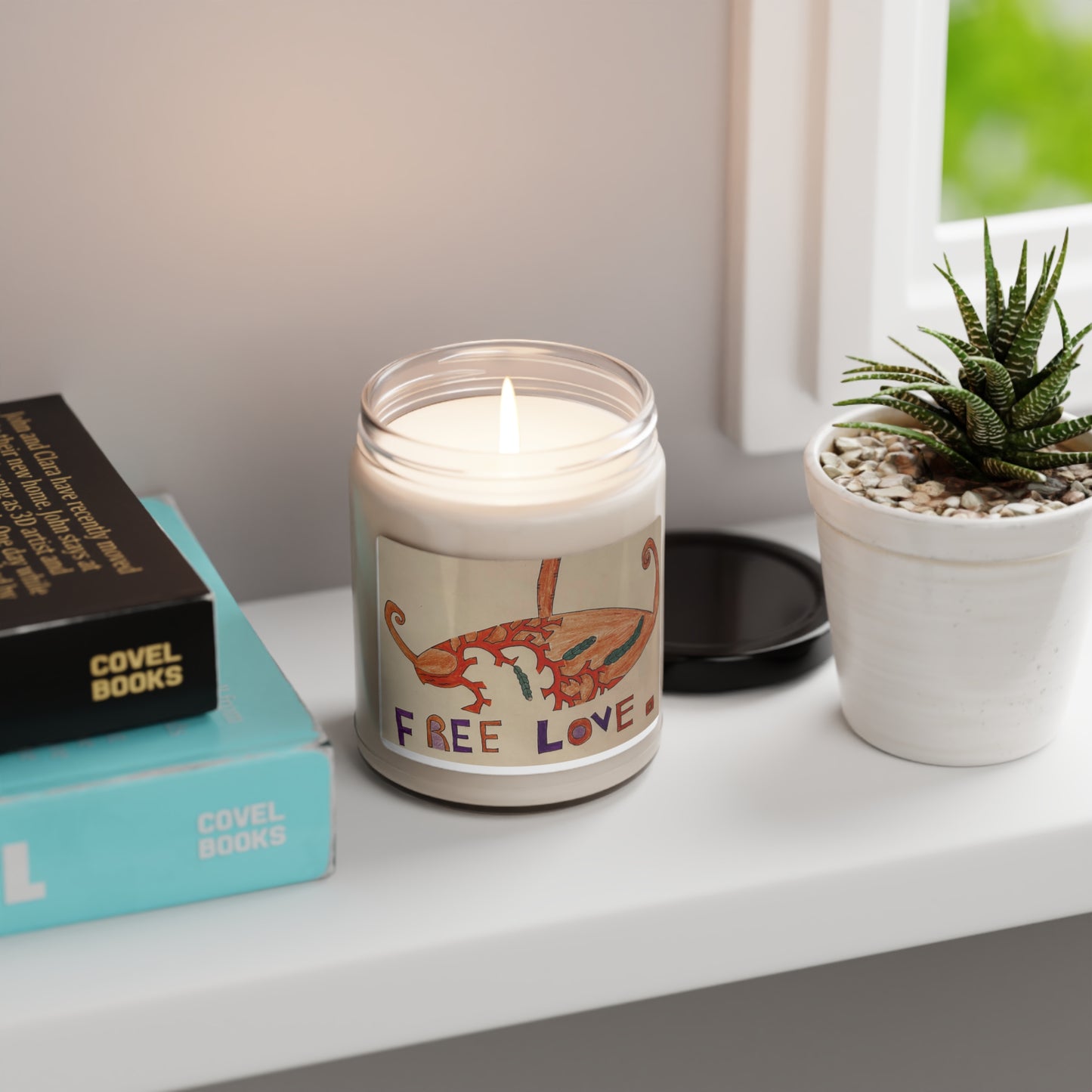Scented Soy Candle, 9oz - Tree dots Wotton-Waven