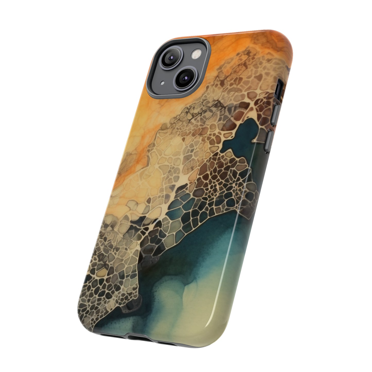 PREMIUM HOLIDAY PHONE Case | Tough Cases For iPhone | Thanksgiving Stylish Phone Case | Latest Modern iPhone Case | iPhone 15 Pro Phone Case - Tree dots Wotton-Waven