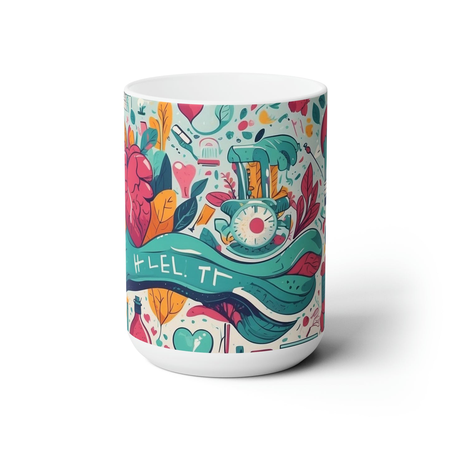 Ceramic Mug 15oz - Tree dots Wotton-Waven