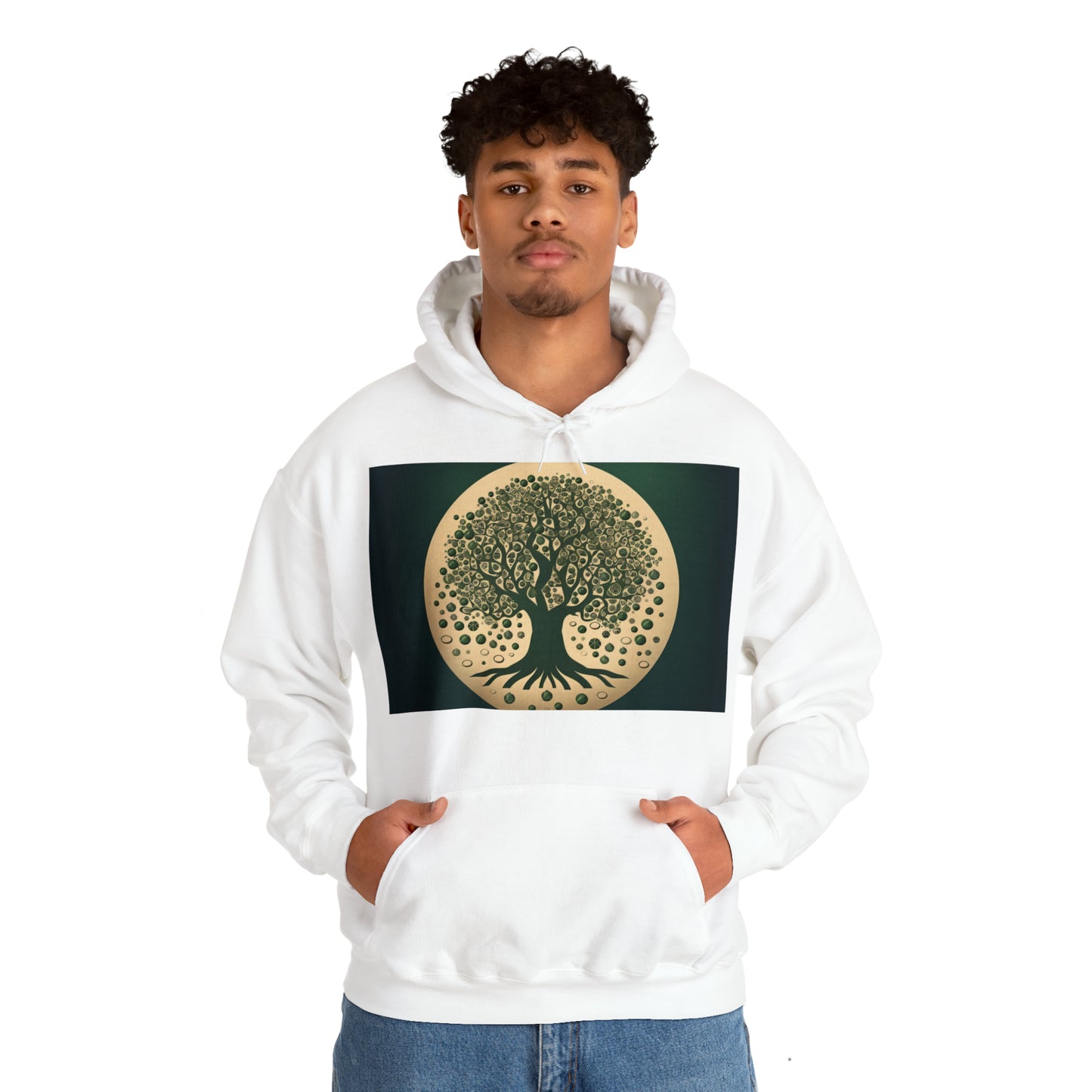 Unisex Heavy Blend™ Hooded Sweatshirt - Tree dots Wotton-Waven