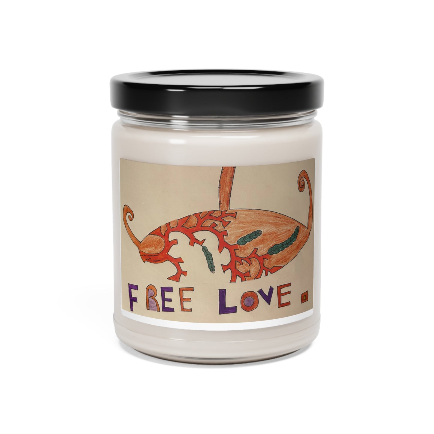 Scented Soy Candle, 9oz - Tree dots Wotton-Waven
