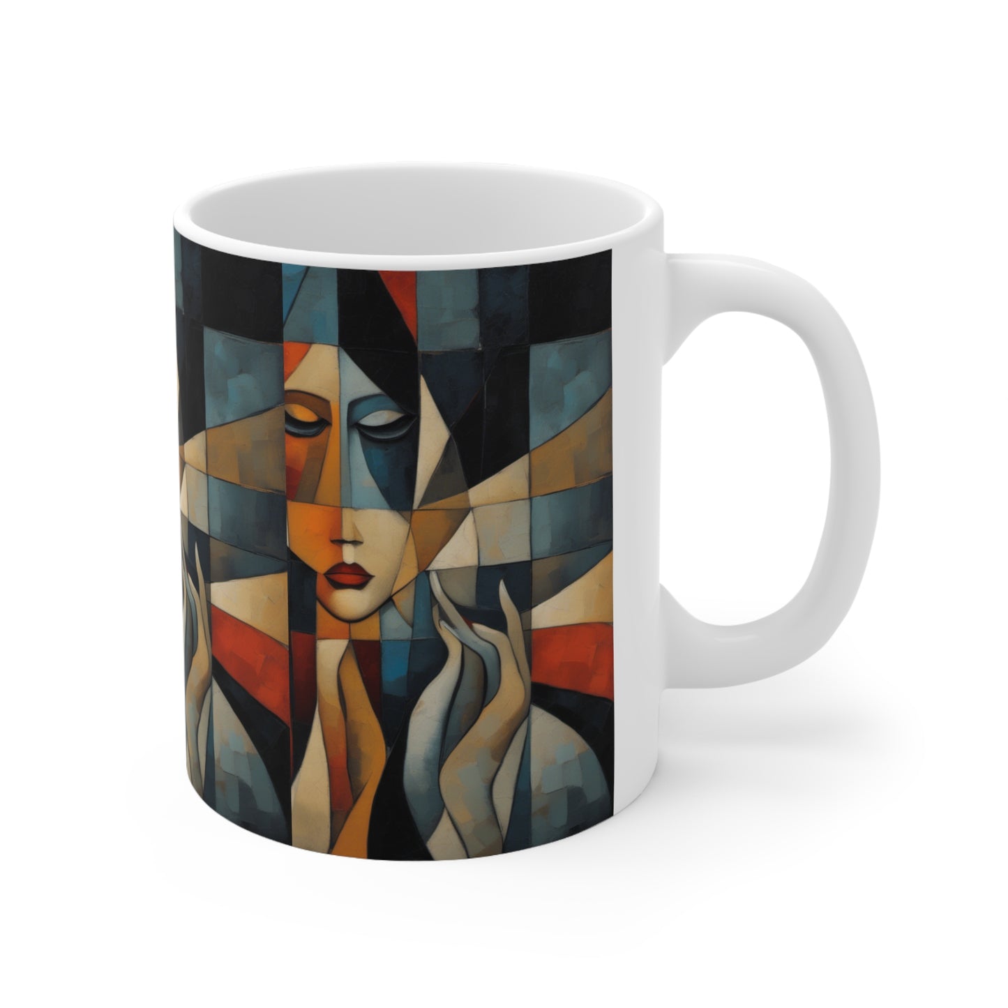 Ceramic Mug 11oz - Tree dots Wotton-Waven