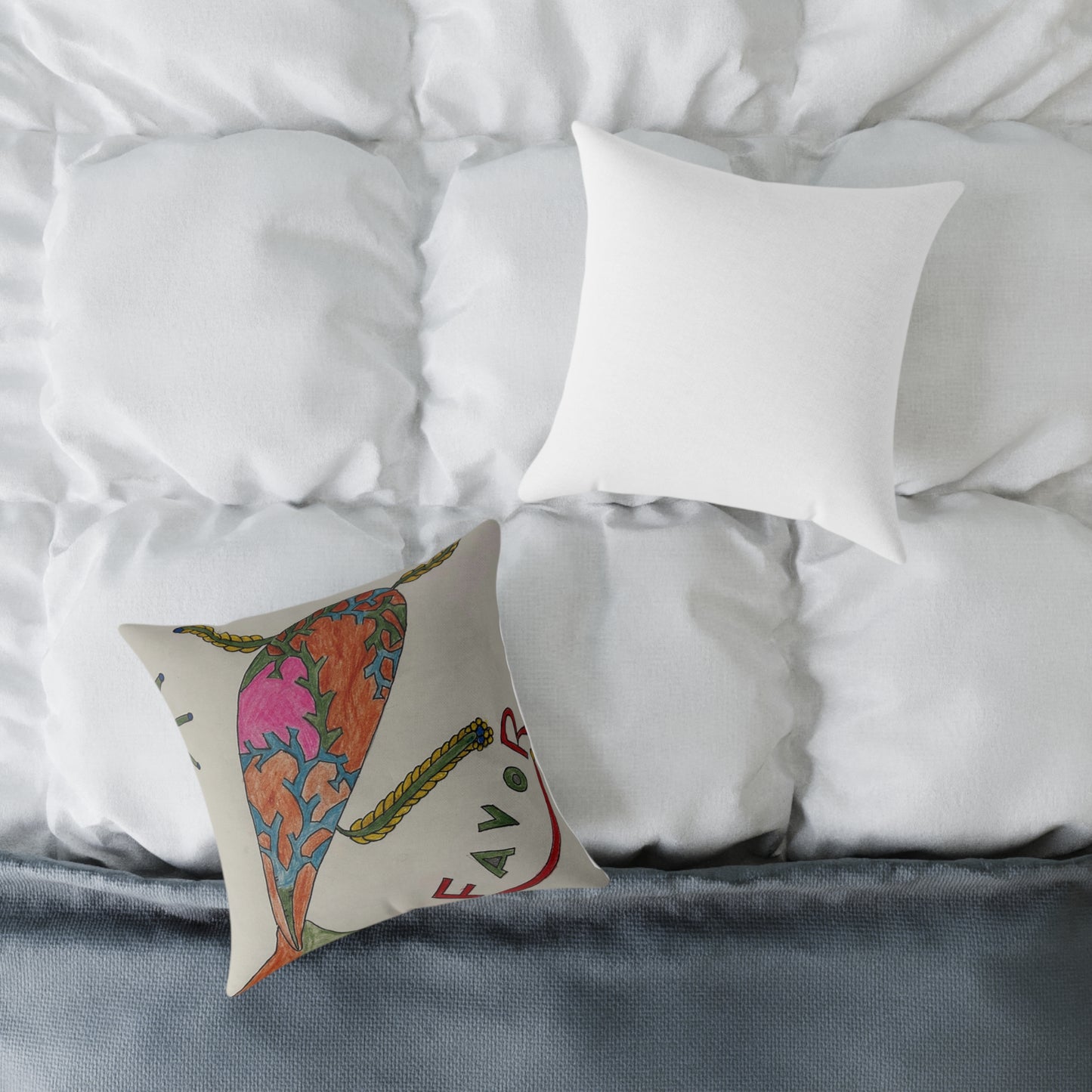 Spun Polyester Pillow - Tree dots Wotton-Waven