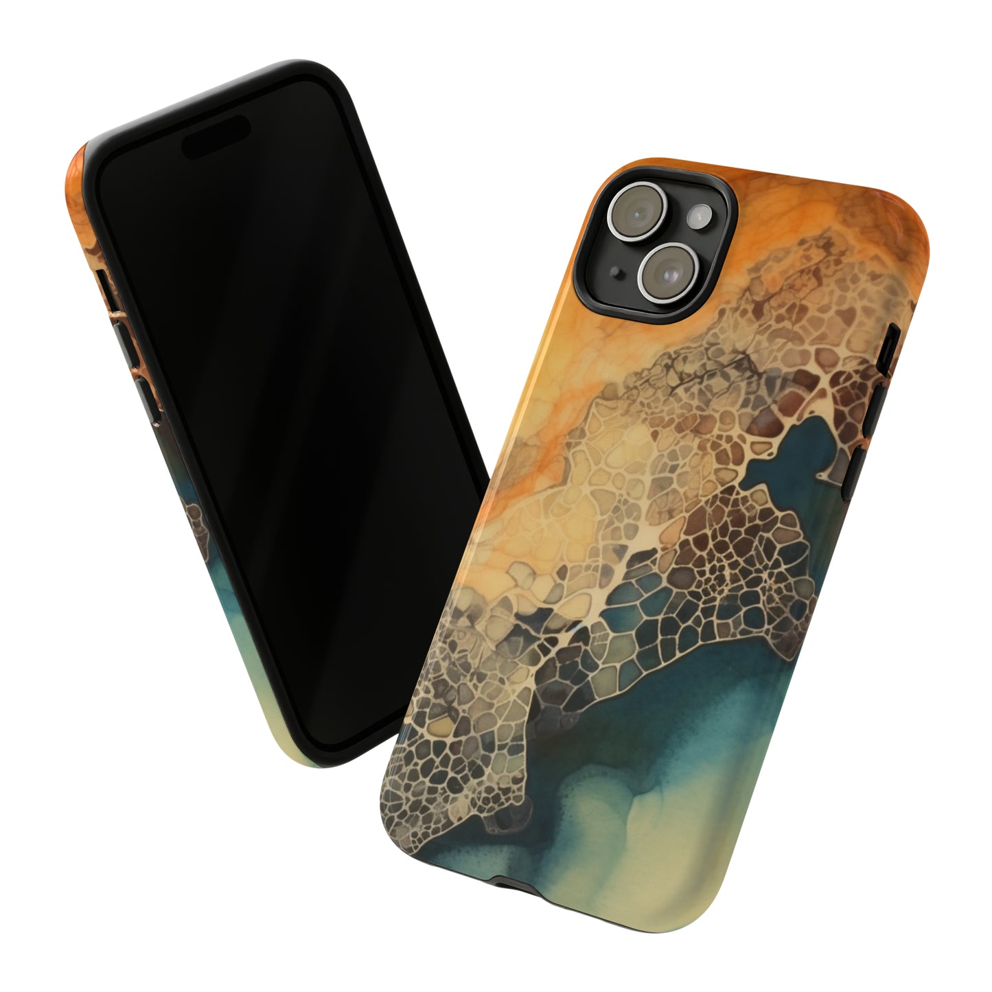 PREMIUM HOLIDAY PHONE Case | Tough Cases For iPhone | Thanksgiving Stylish Phone Case | Latest Modern iPhone Case | iPhone 15 Pro Phone Case - Tree dots Wotton-Waven