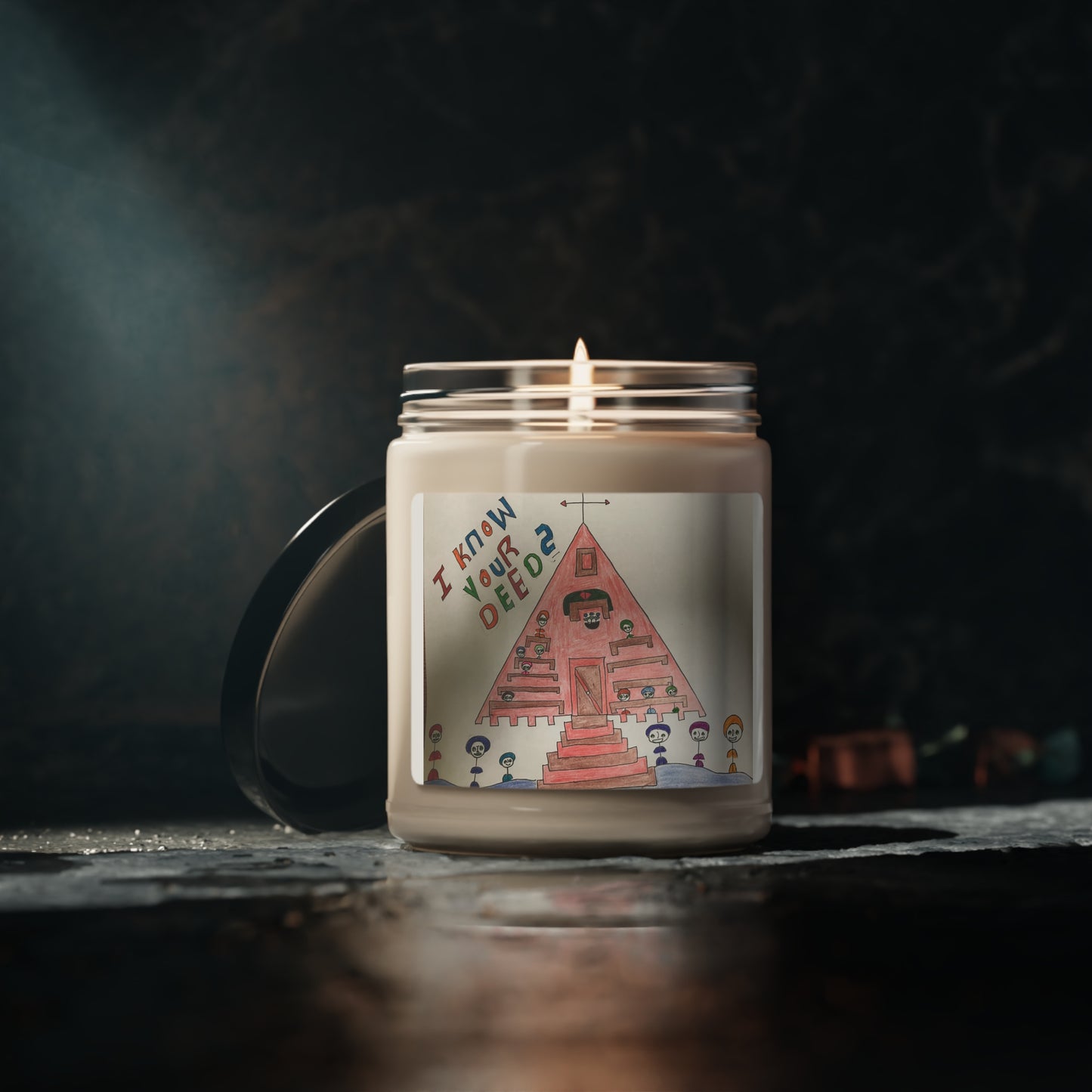 Scented Soy Candle, 9oz - Tree dots Wotton-Waven