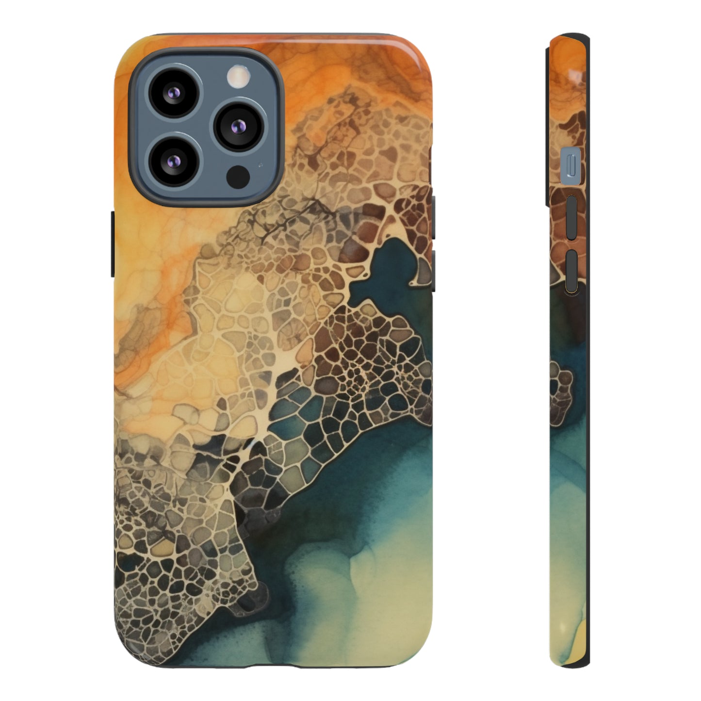 PREMIUM HOLIDAY PHONE Case | Tough Cases For iPhone | Thanksgiving Stylish Phone Case | Latest Modern iPhone Case | iPhone 15 Pro Phone Case - Tree dots Wotton-Waven