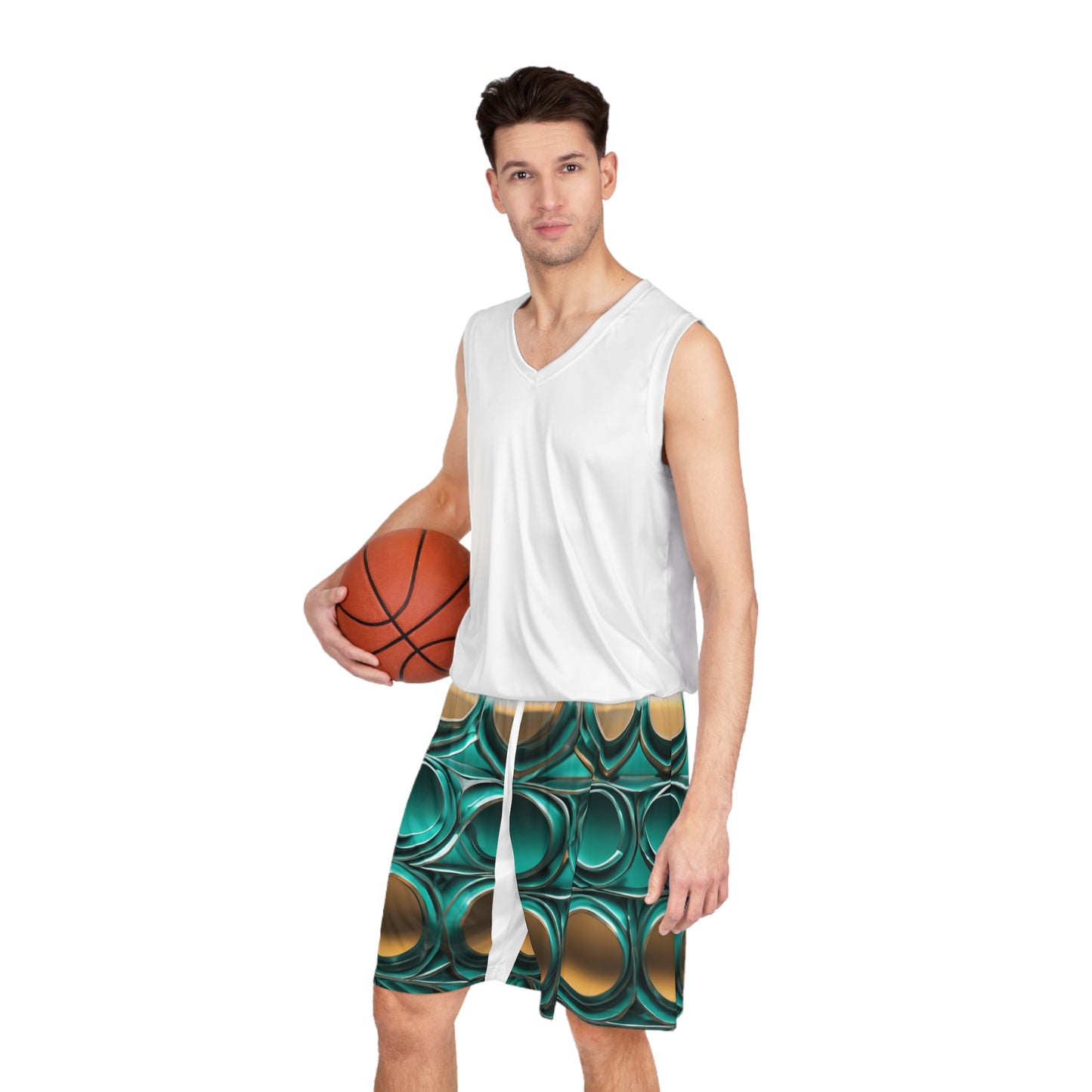 Basketball Shorts (AOP) - Tree dots Wotton-Waven