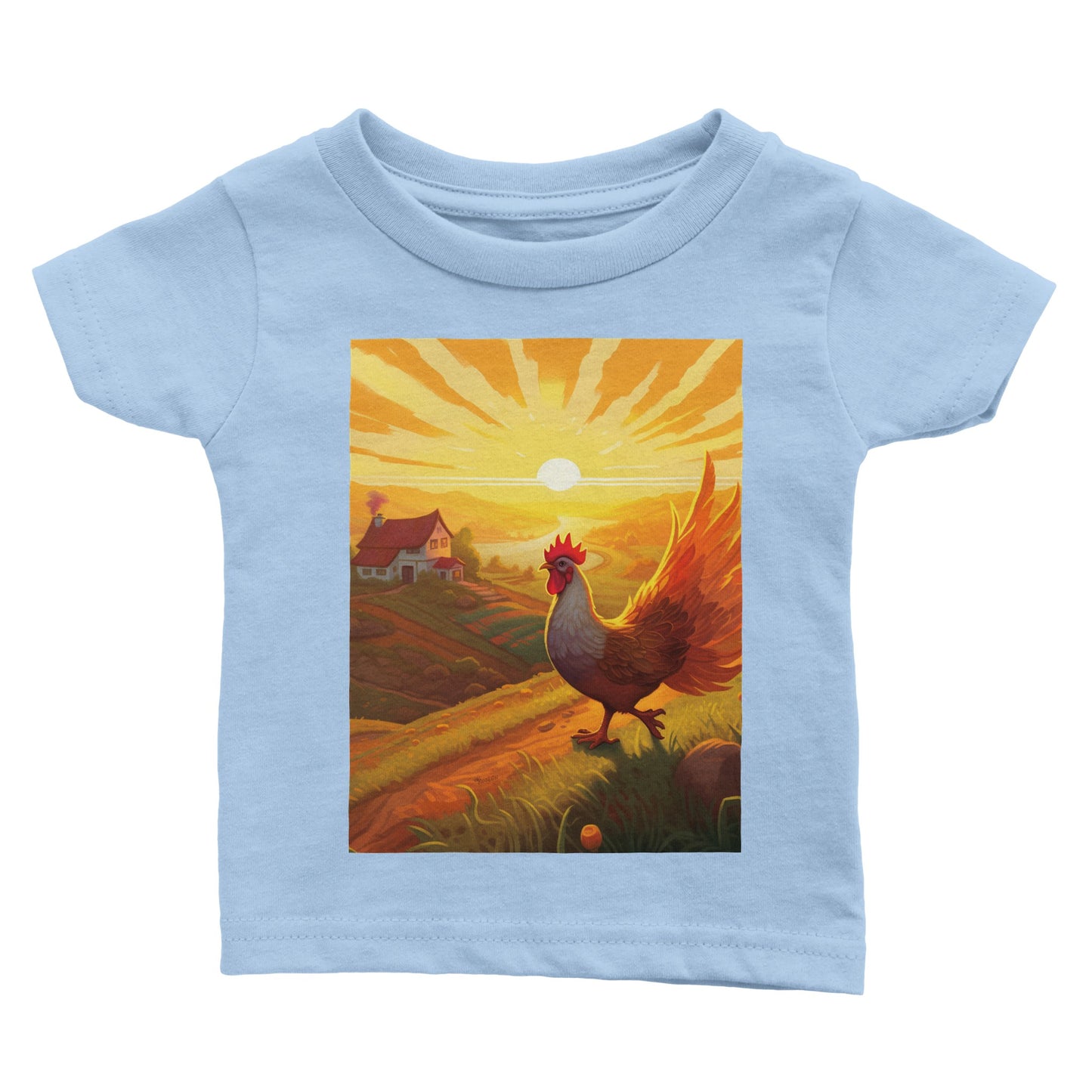 Classic Baby Crewneck T-shirt - Tree dots Wotton-Waven