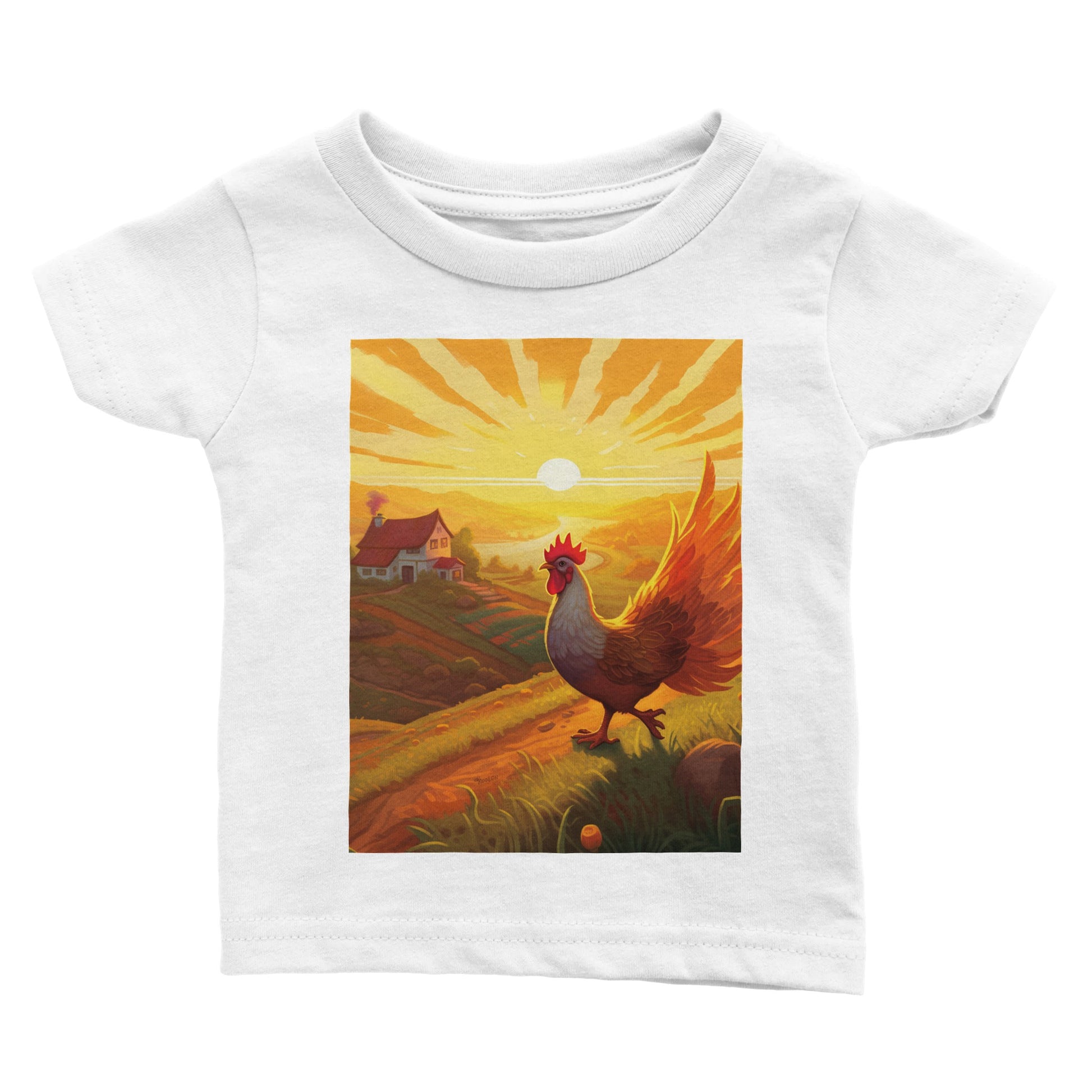 Classic Baby Crewneck T-shirt - Tree dots Wotton-Waven