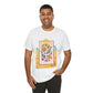 Seashell Beach Towel Tee | Ocean Aesthetic, Vintage Coastal Graphic - Tree dots Wotton-Waven