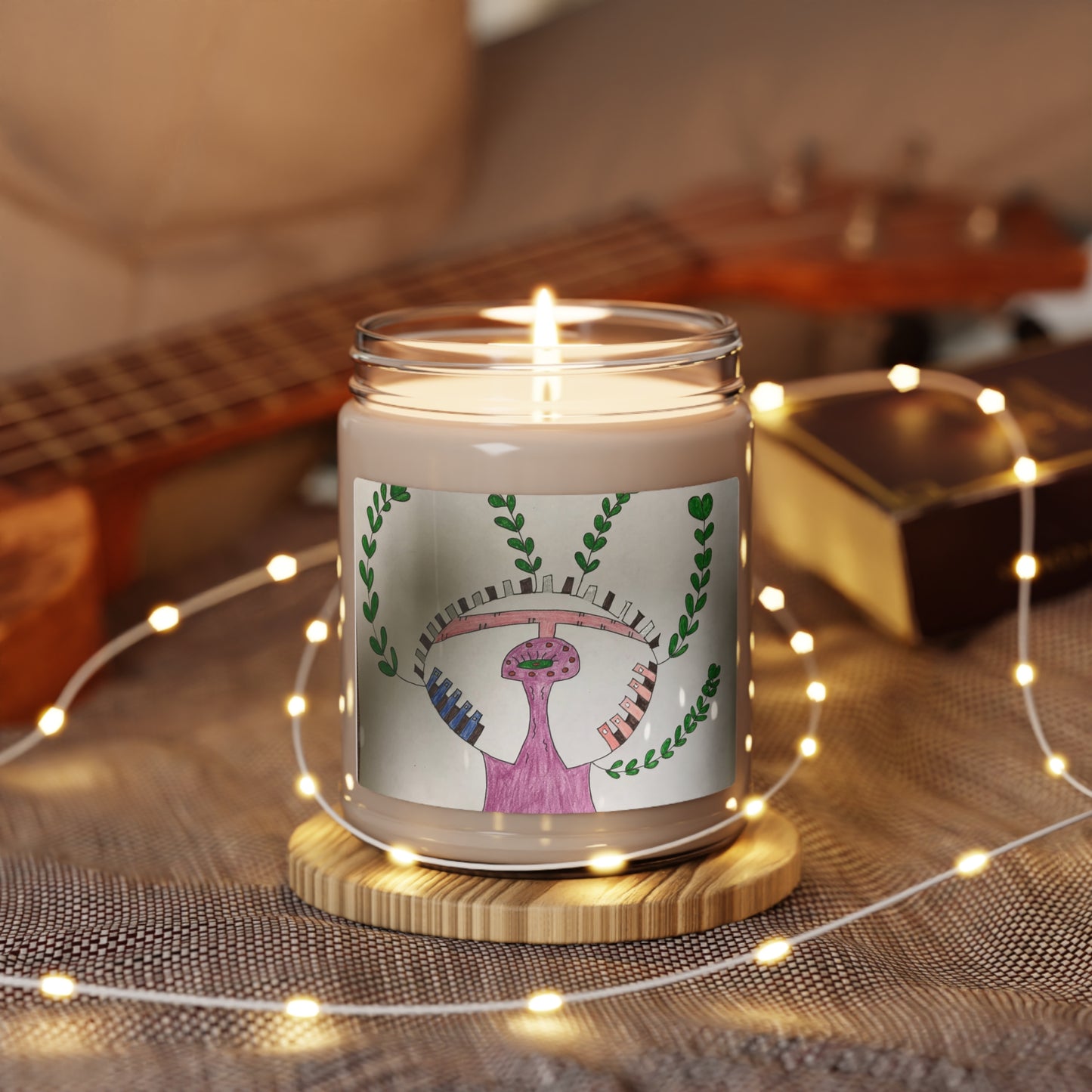 Scented Soy Candle, 9oz - Tree dots Wotton-Waven