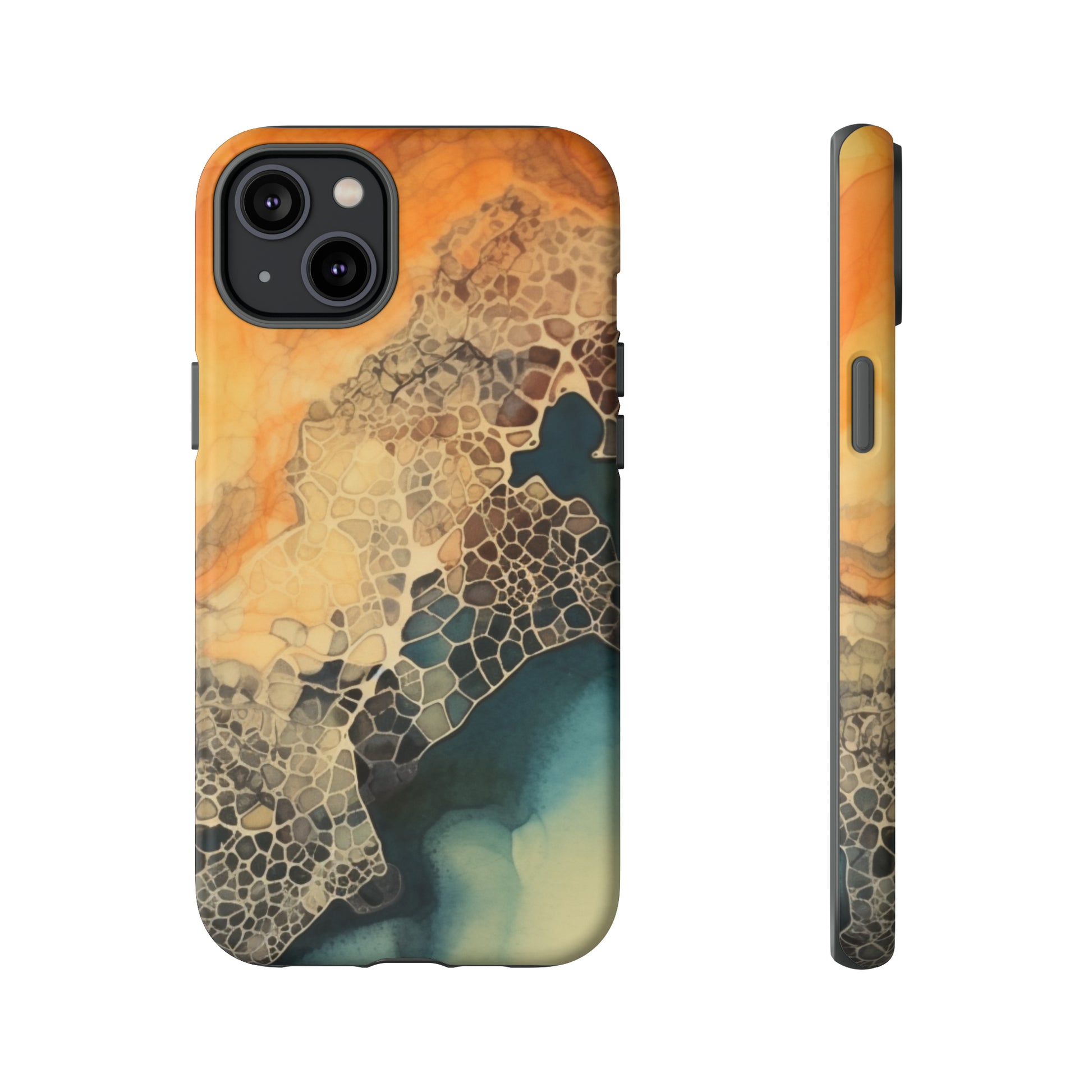 PREMIUM HOLIDAY PHONE Case | Tough Cases For iPhone | Thanksgiving Stylish Phone Case | Latest Modern iPhone Case | iPhone 15 Pro Phone Case - Tree dots Wotton-Waven
