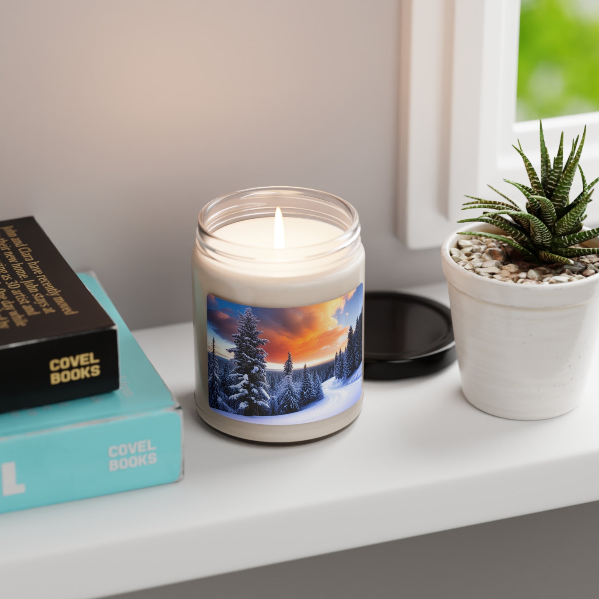 Scented Soy Candle, 9oz - Tree dots Wotton-Waven