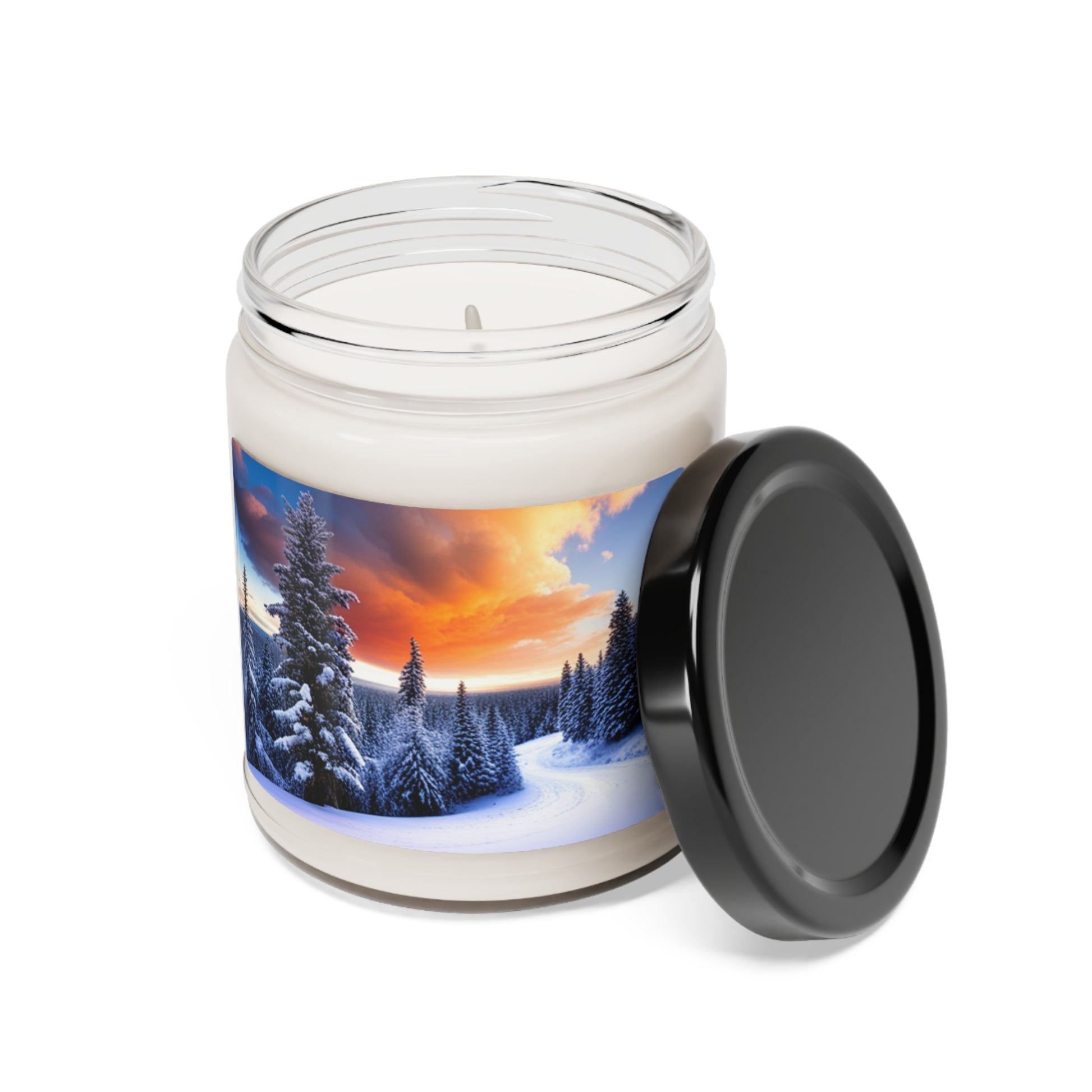 Scented Soy Candle, 9oz - Tree dots Wotton-Waven