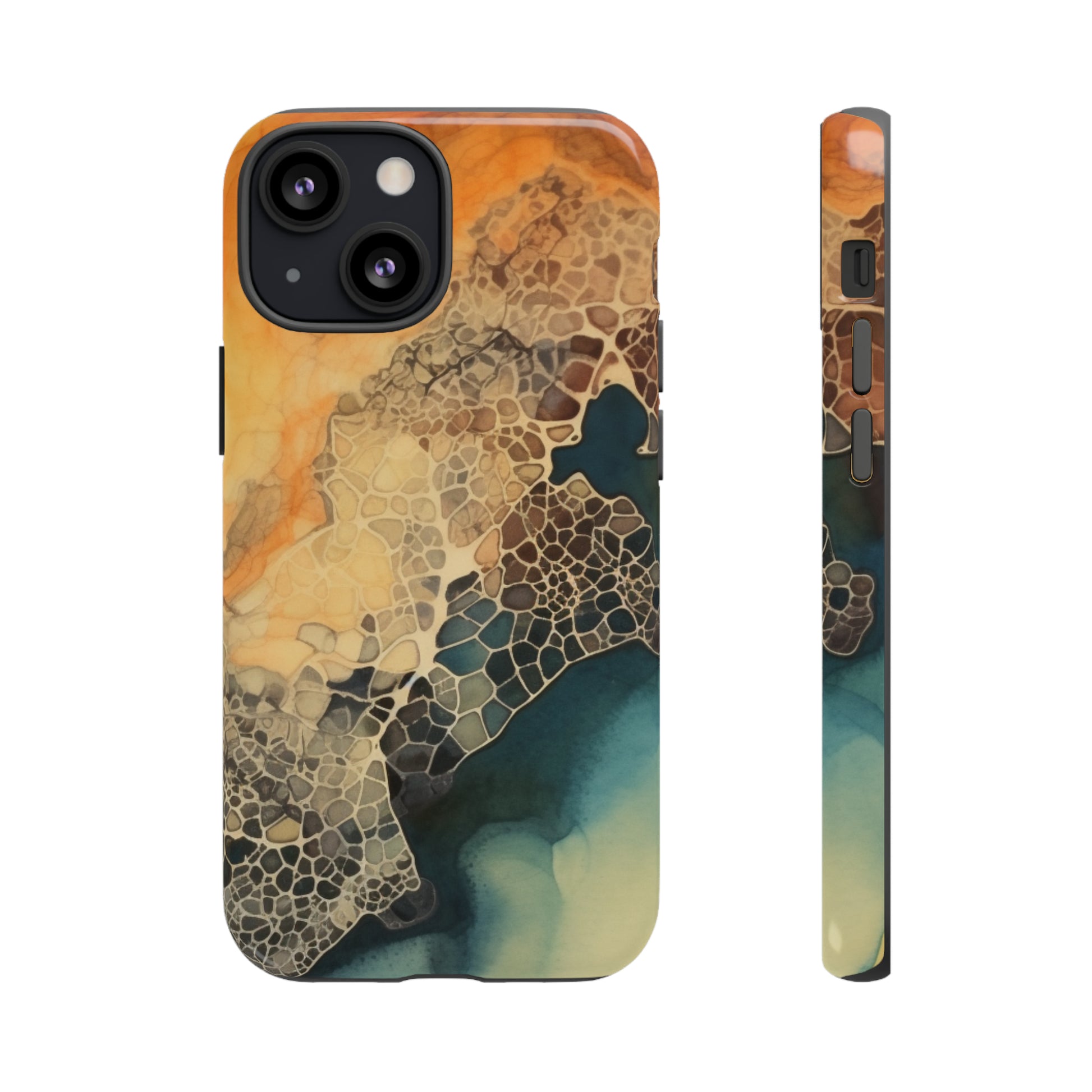 PREMIUM HOLIDAY PHONE Case | Tough Cases For iPhone | Thanksgiving Stylish Phone Case | Latest Modern iPhone Case | iPhone 15 Pro Phone Case - Tree dots Wotton-Waven