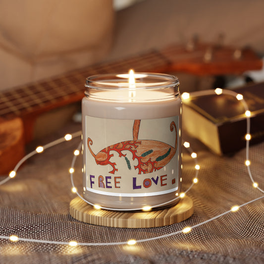 Scented Soy Candle, 9oz - Tree dots Wotton-Waven