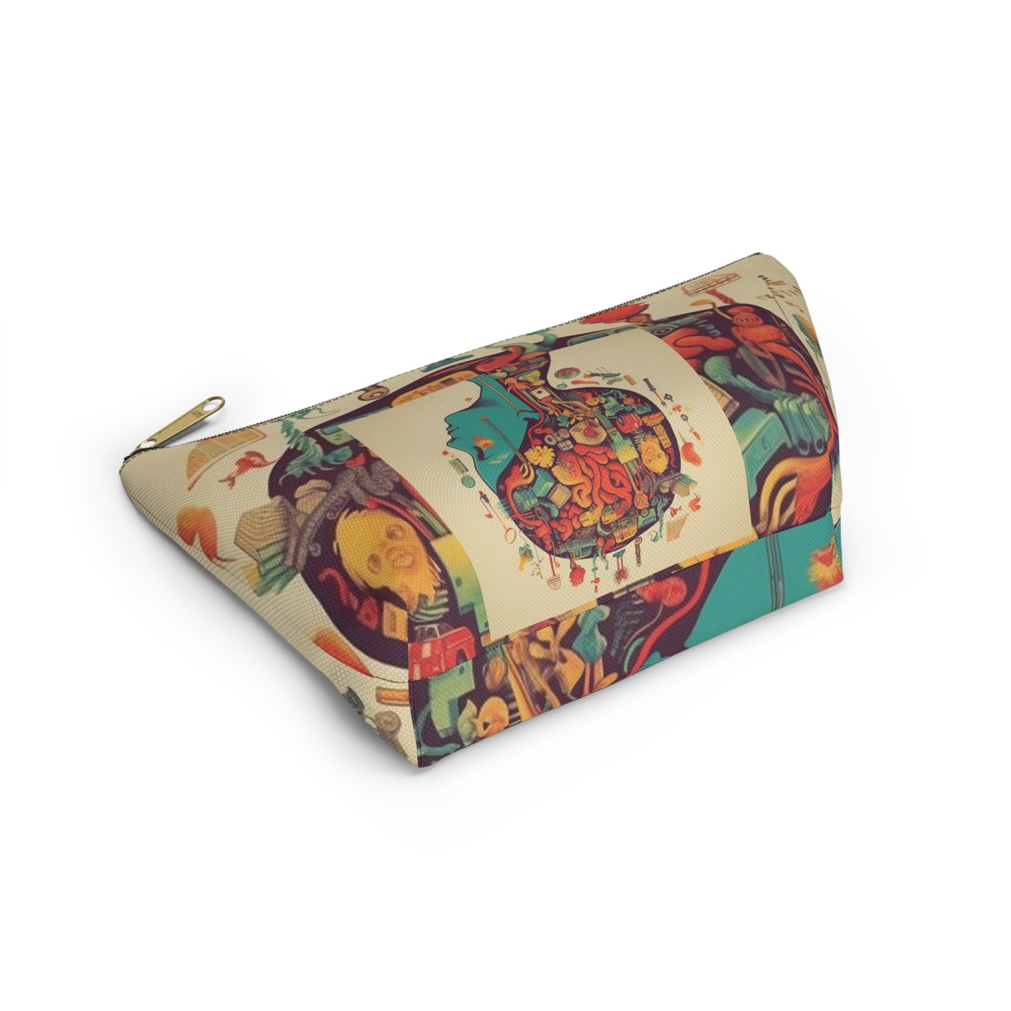 Accessory Pouch w T-bottom - Tree dots Wotton-Waven