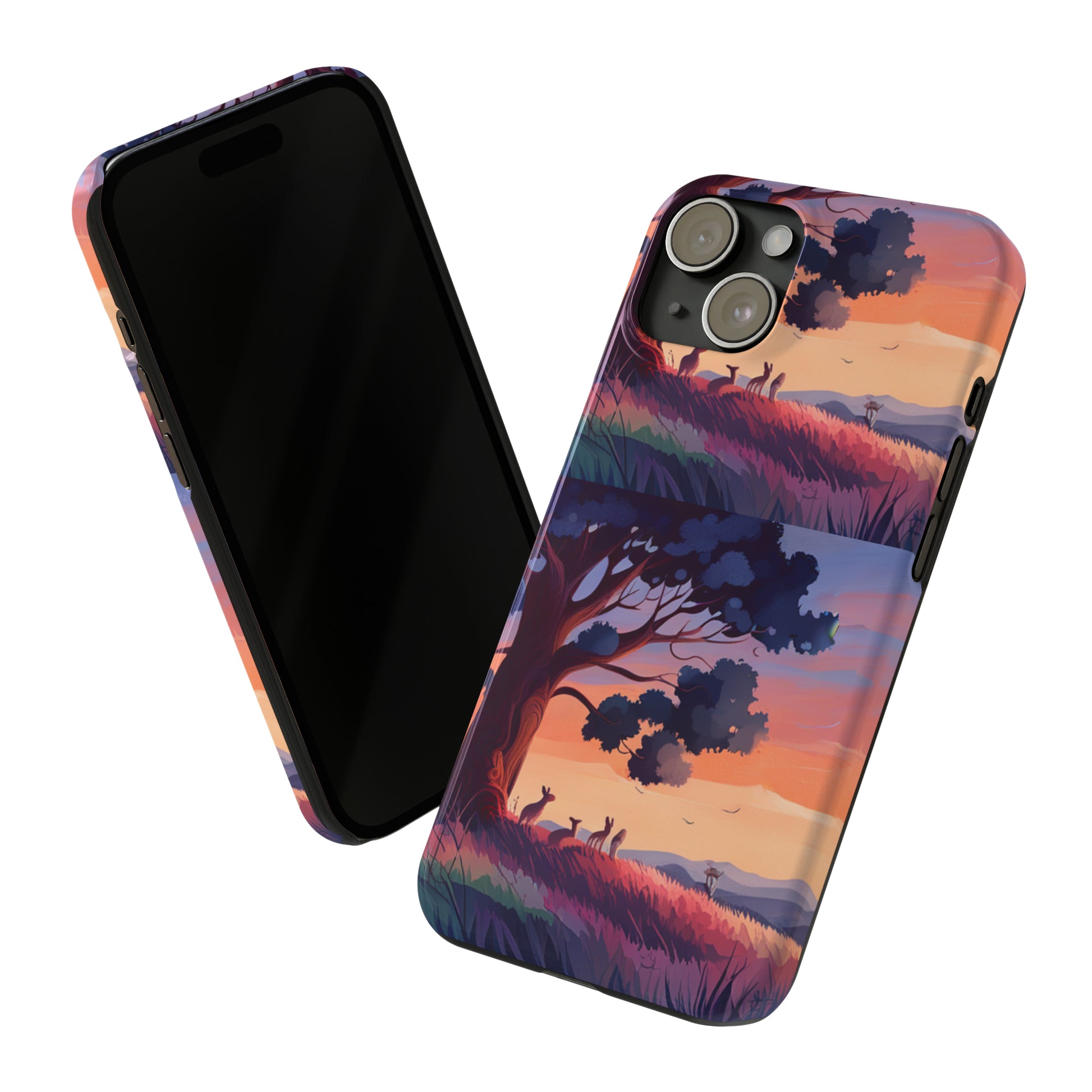 Slim Phone Cases - Tree dots Wotton-Waven
