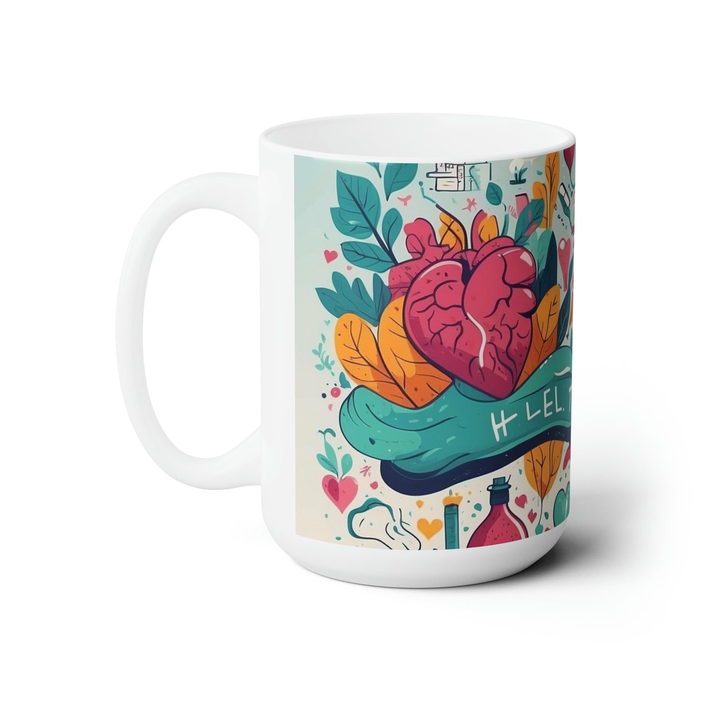 Ceramic Mug 15oz - Tree dots Wotton-Waven