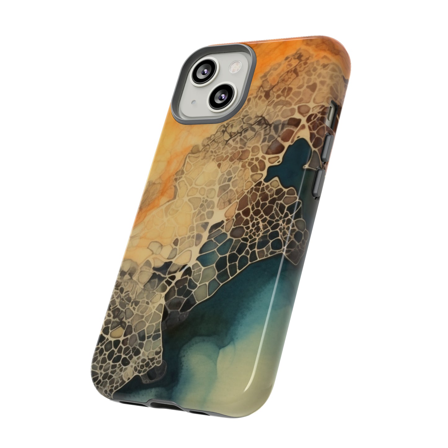 PREMIUM HOLIDAY PHONE Case | Tough Cases For iPhone | Thanksgiving Stylish Phone Case | Latest Modern iPhone Case | iPhone 15 Pro Phone Case - Tree dots Wotton-Waven