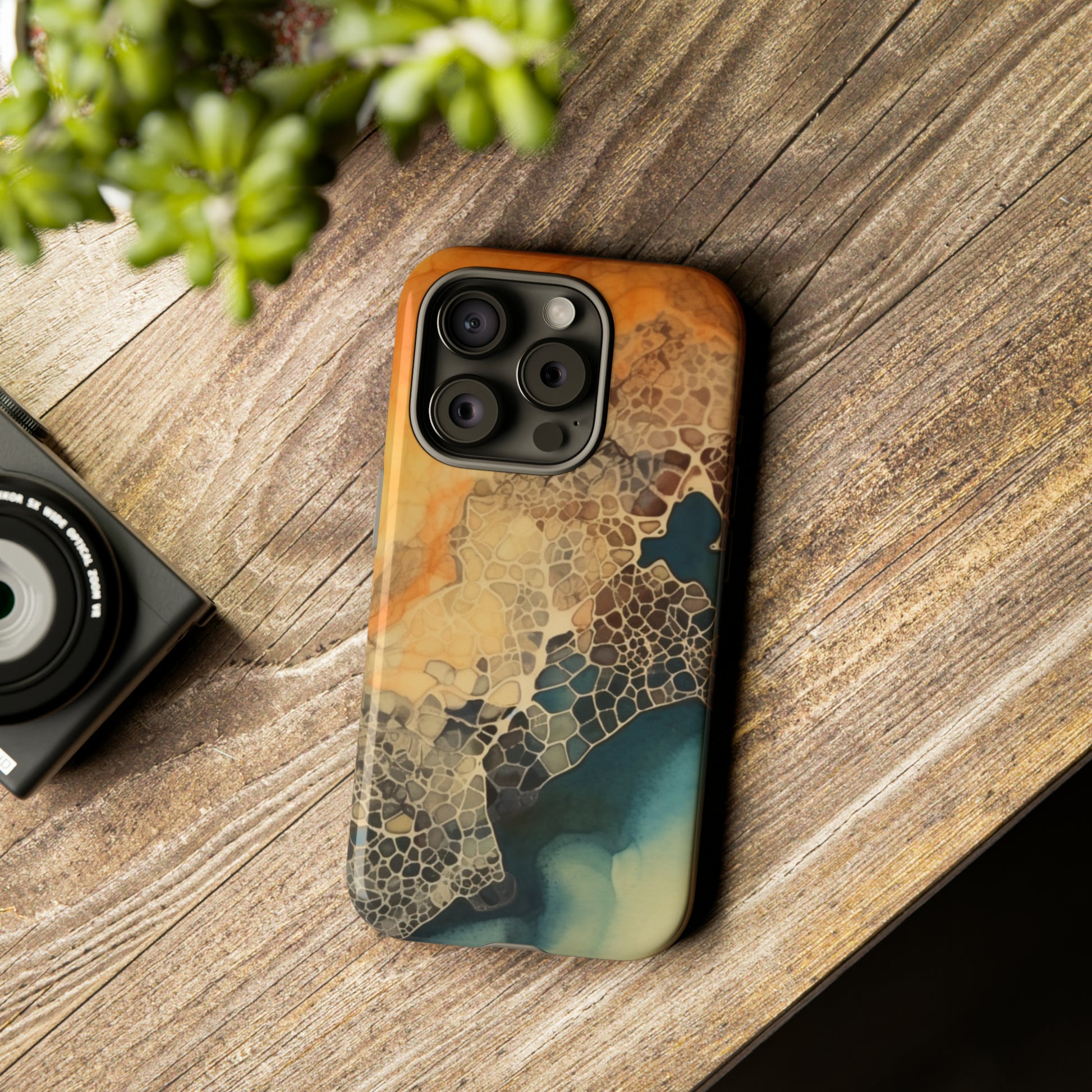 PREMIUM HOLIDAY PHONE Case | Tough Cases For iPhone | Thanksgiving Stylish Phone Case | Latest Modern iPhone Case | iPhone 15 Pro Phone Case - Tree dots Wotton-Waven