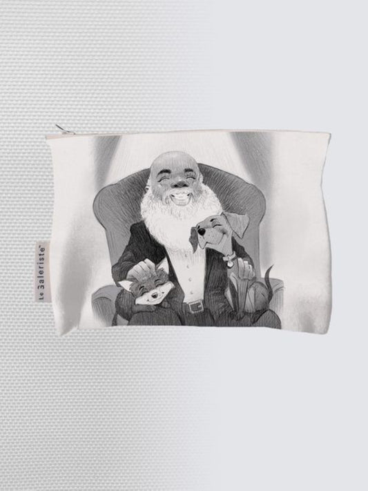 Mr. Berry Pouch/Clutch with Zipper - Tree dots Wotton-Waven