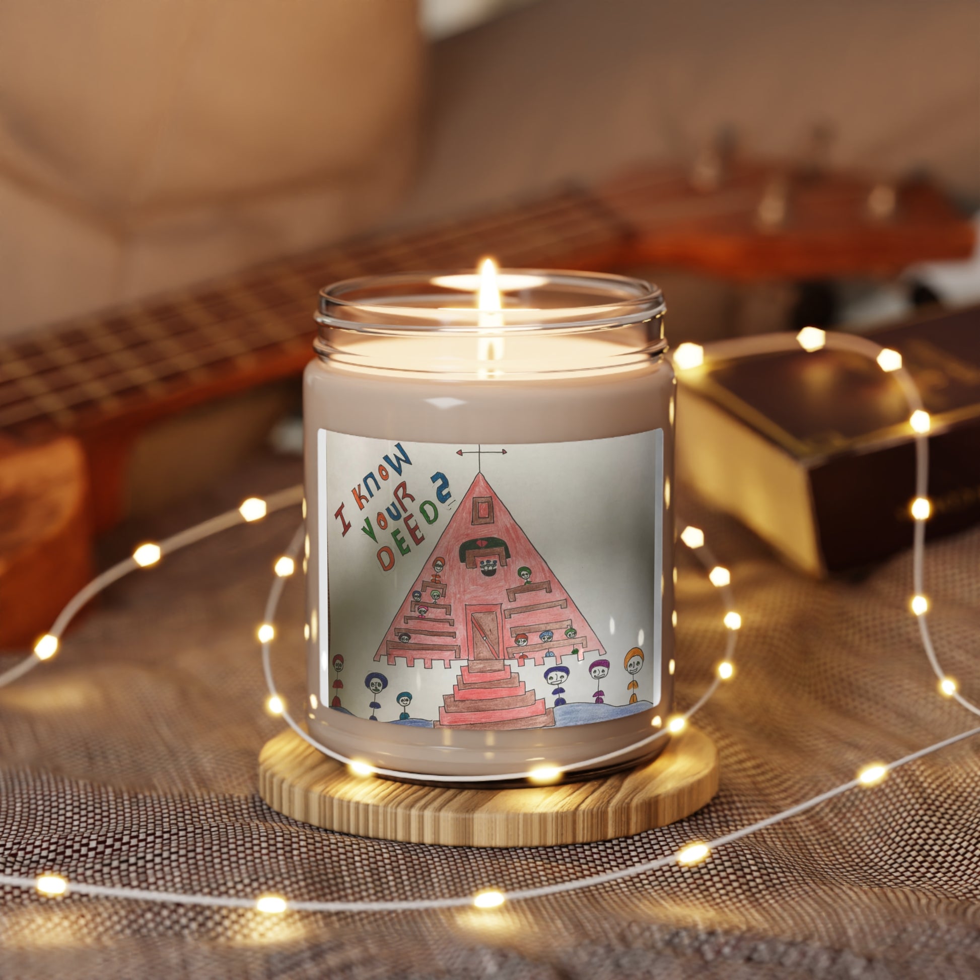 Scented Soy Candle, 9oz - Tree dots Wotton-Waven
