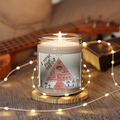 Scented Soy Candle, 9oz - Tree dots Wotton-Waven