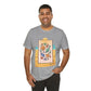 Seashell Beach Towel Tee | Ocean Aesthetic, Vintage Coastal Graphic - Tree dots Wotton-Waven