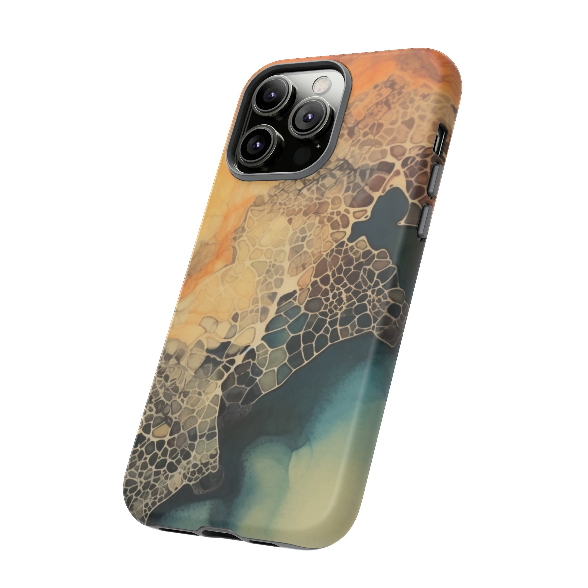 PREMIUM HOLIDAY PHONE Case | Tough Cases For iPhone | Thanksgiving Stylish Phone Case | Latest Modern iPhone Case | iPhone 15 Pro Phone Case - Tree dots Wotton-Waven