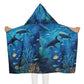 Youth Hooded Towel - Tree dots Wotton-Waven