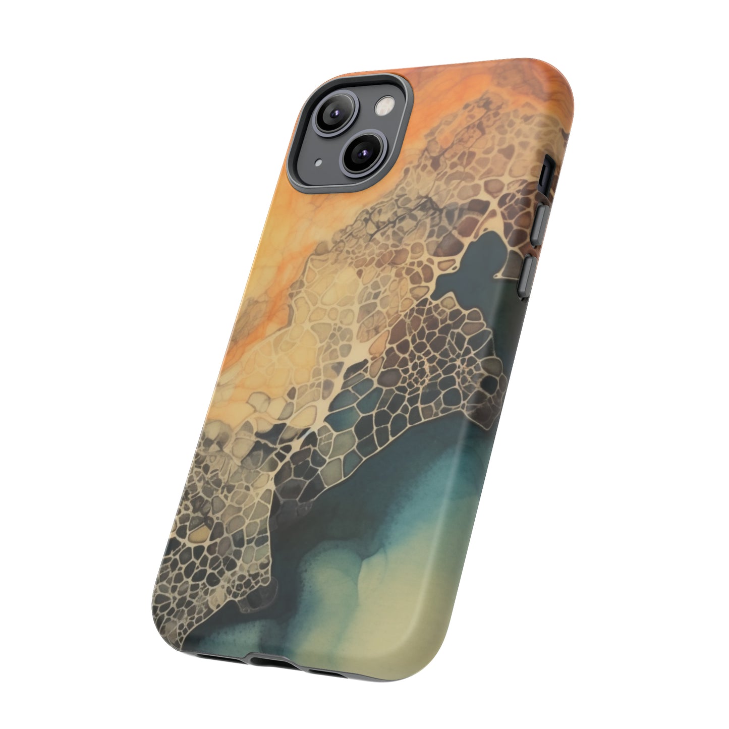 PREMIUM HOLIDAY PHONE Case | Tough Cases For iPhone | Thanksgiving Stylish Phone Case | Latest Modern iPhone Case | iPhone 15 Pro Phone Case - Tree dots Wotton-Waven